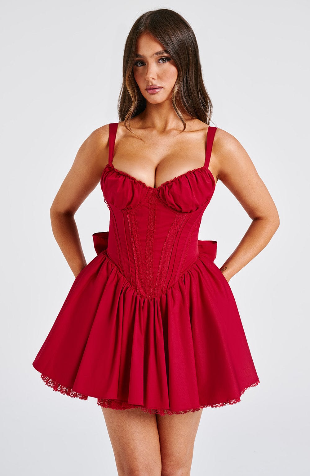 minilena Josie Mini Dress Red