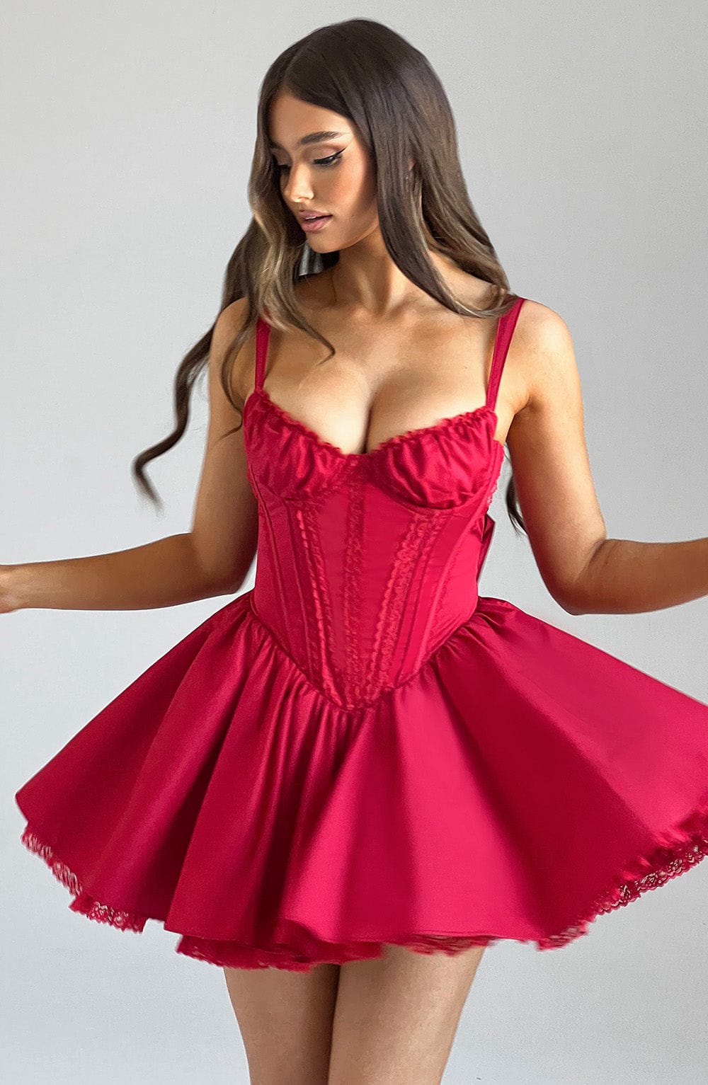 minilena Josie Mini Dress Red