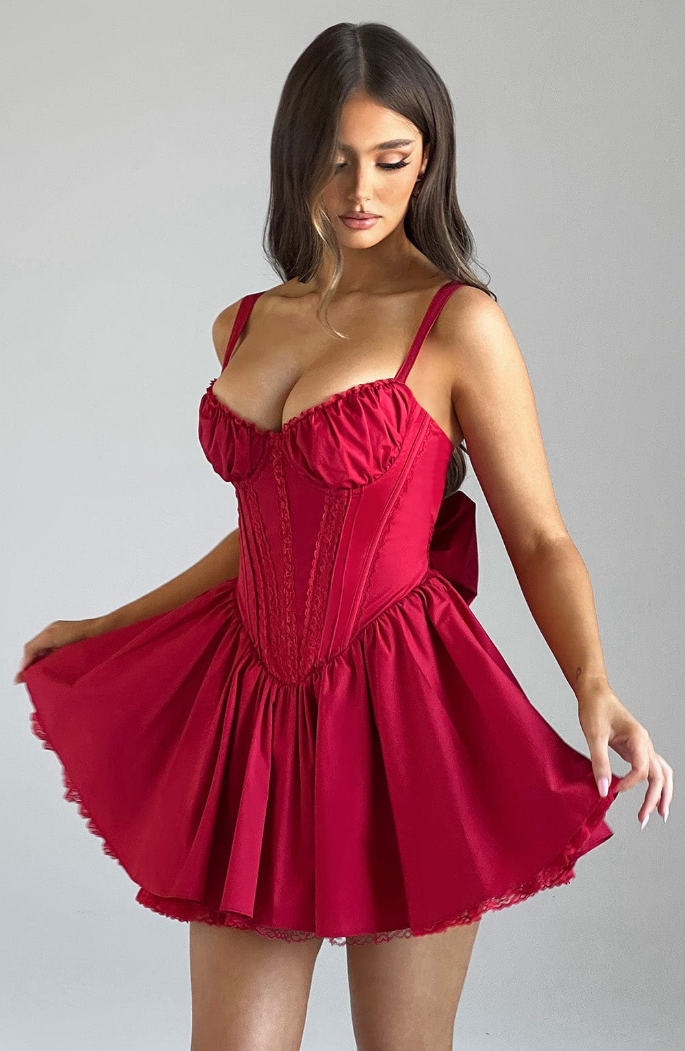 minilena Josie Mini Dress Red