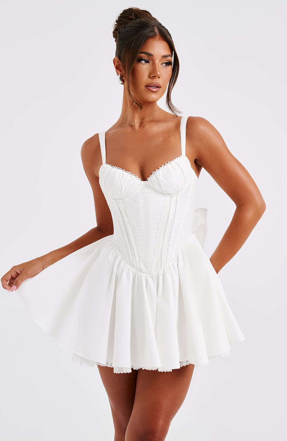 minilena Josie Mini Dress White