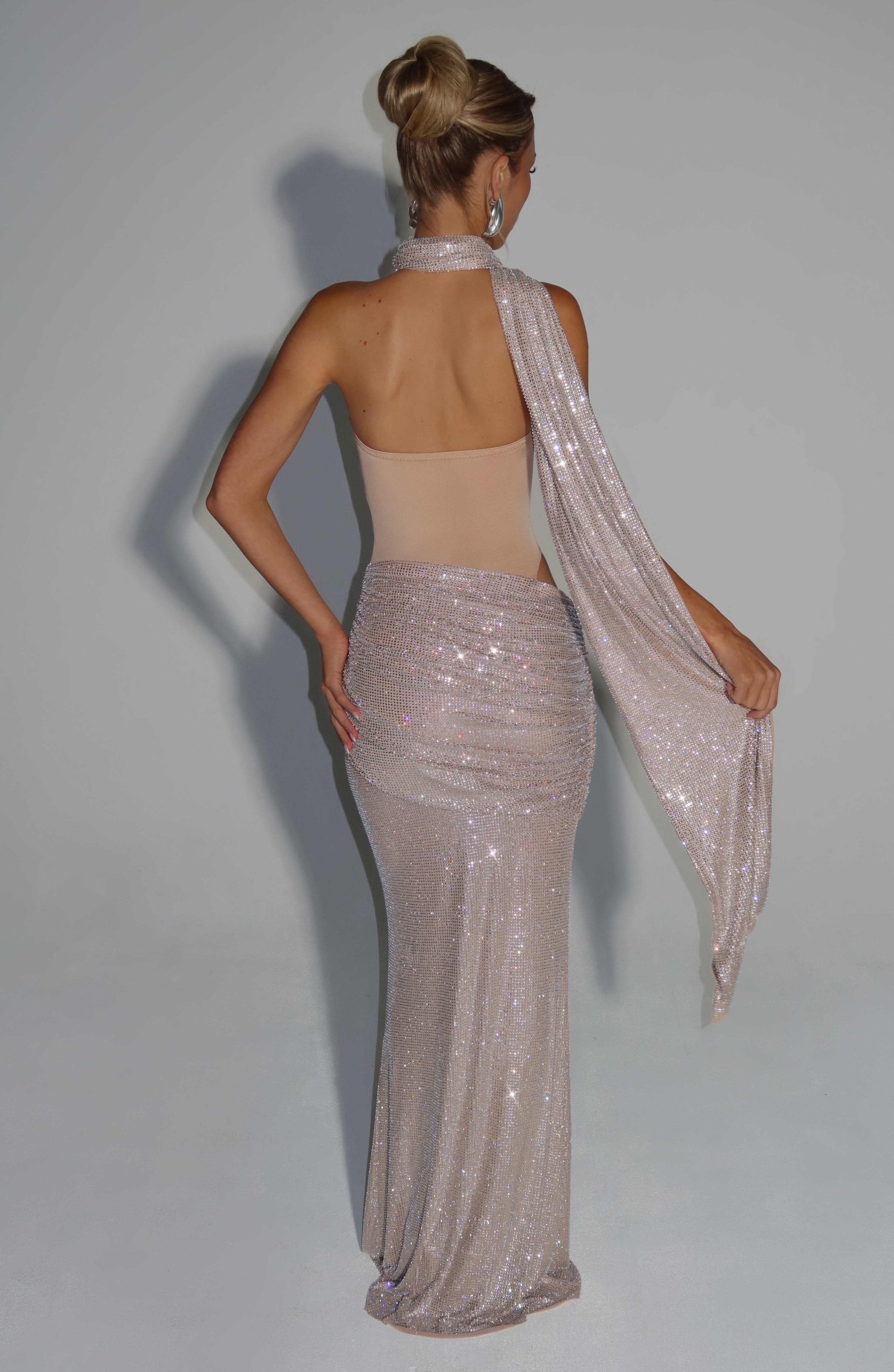 minilena Kailani Maxi Dress Nude