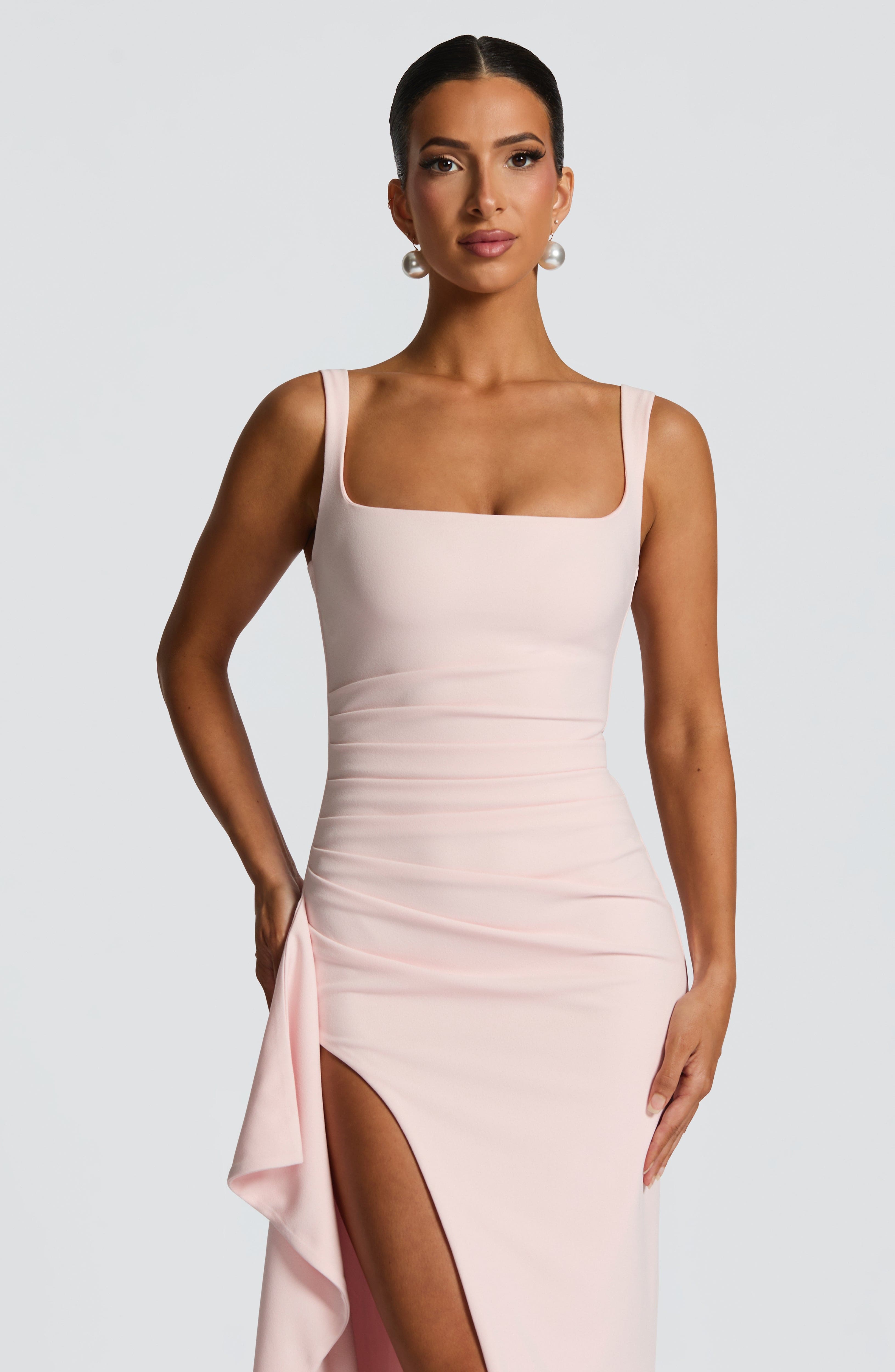 minilena Katana Maxi Dress Blush