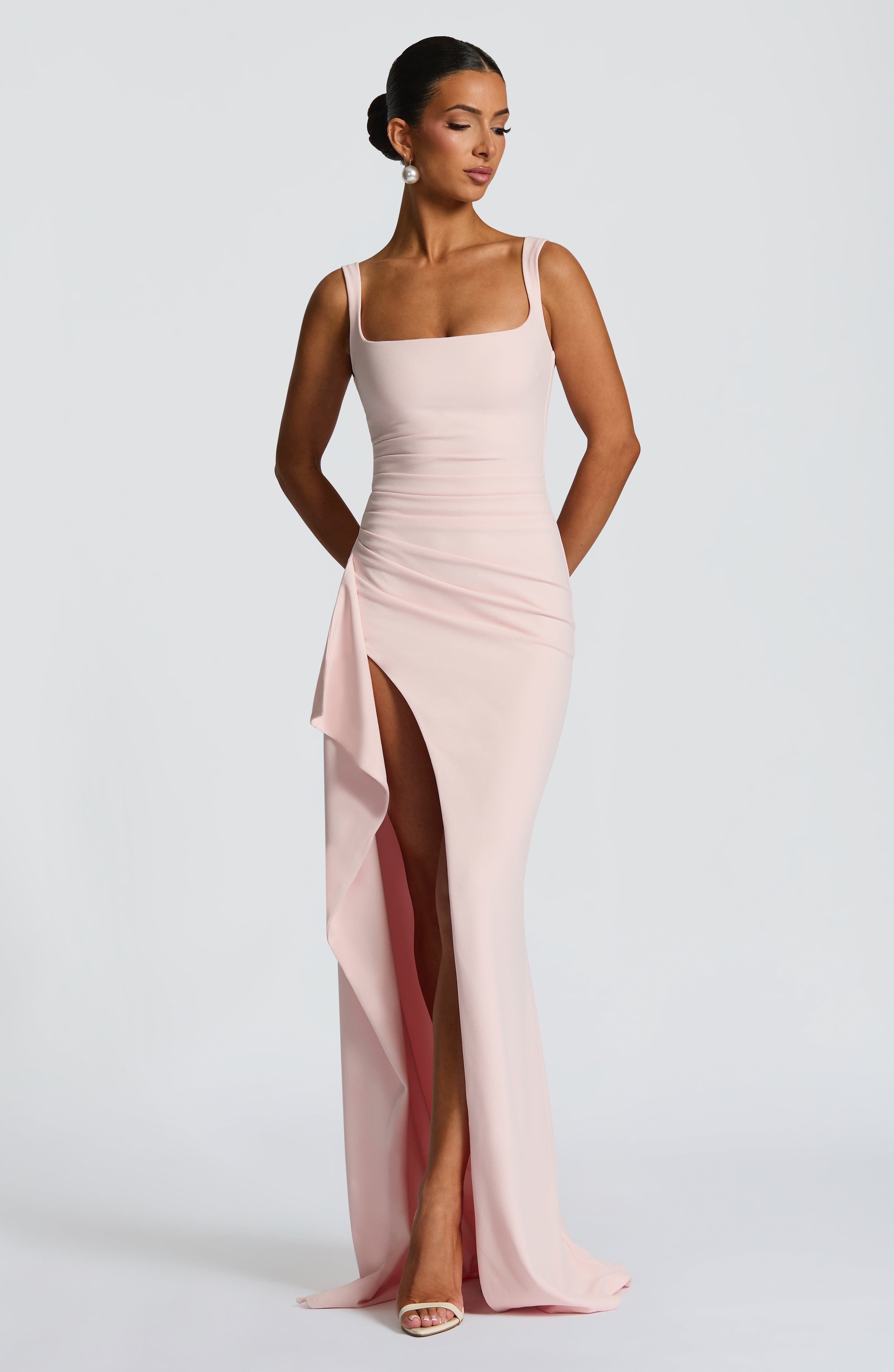 minilena Katana Maxi Dress Blush