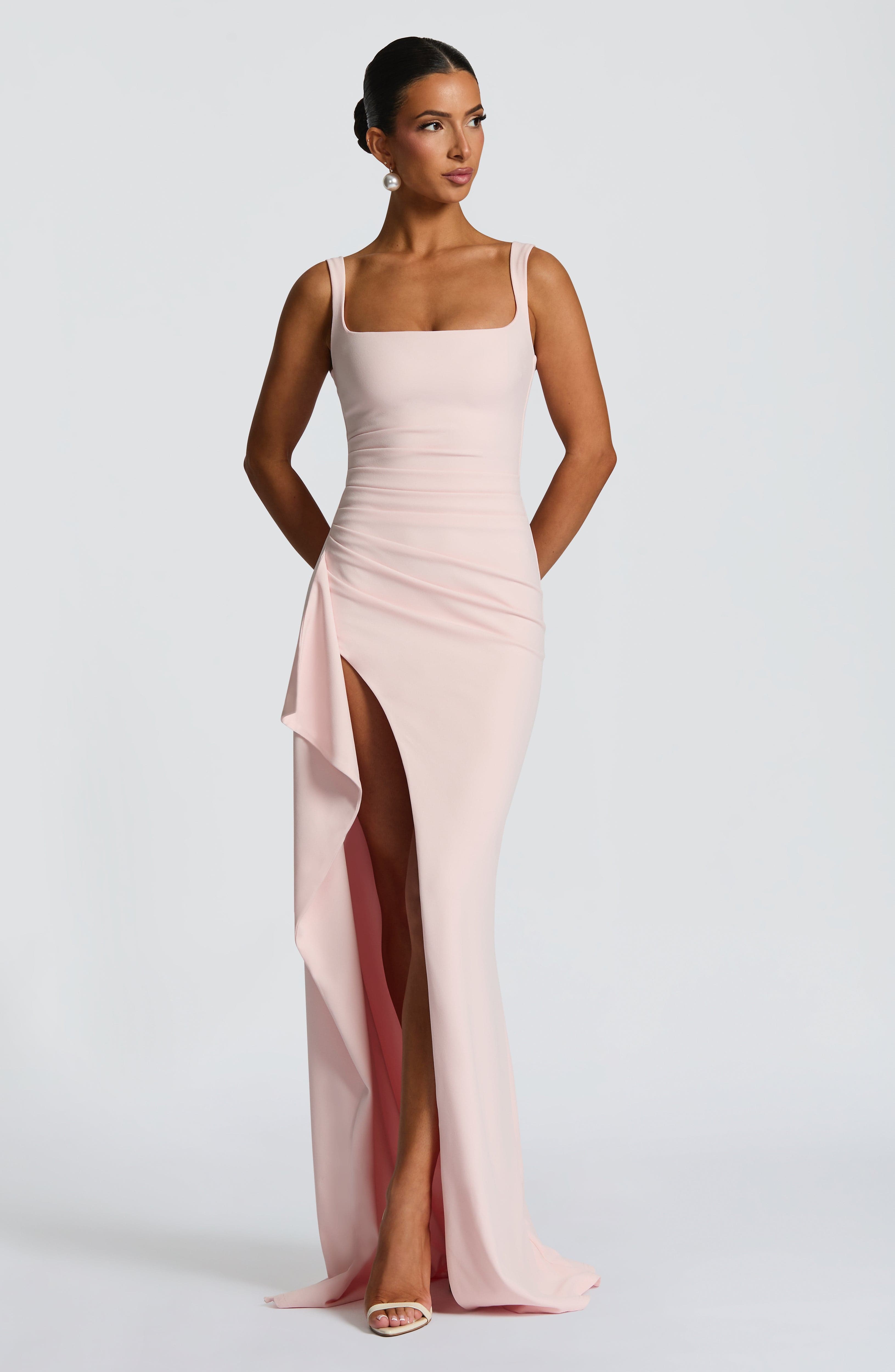 minilena Katana Maxi Dress Blush