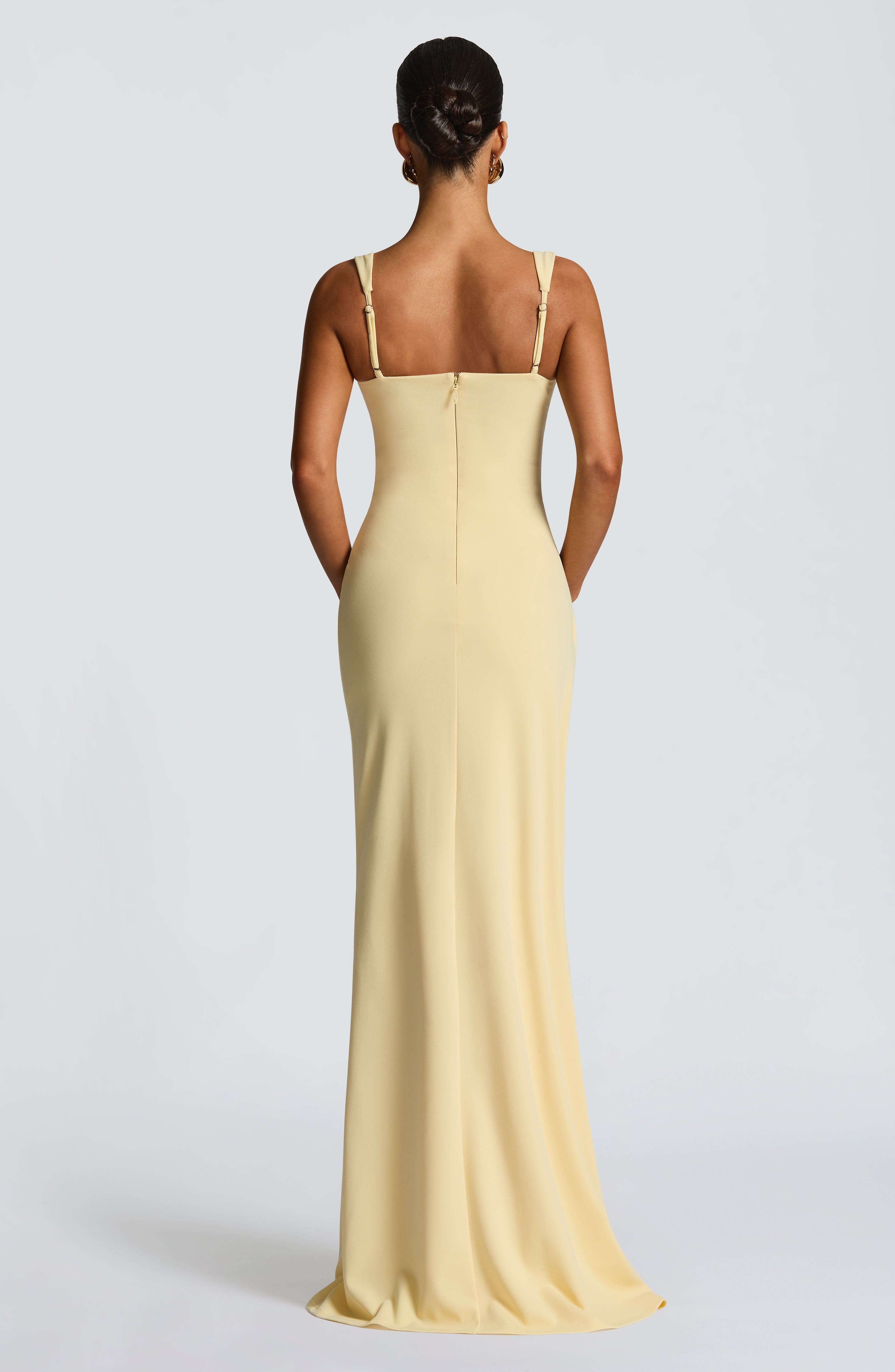 minilena Katana Maxi Dress Lemon