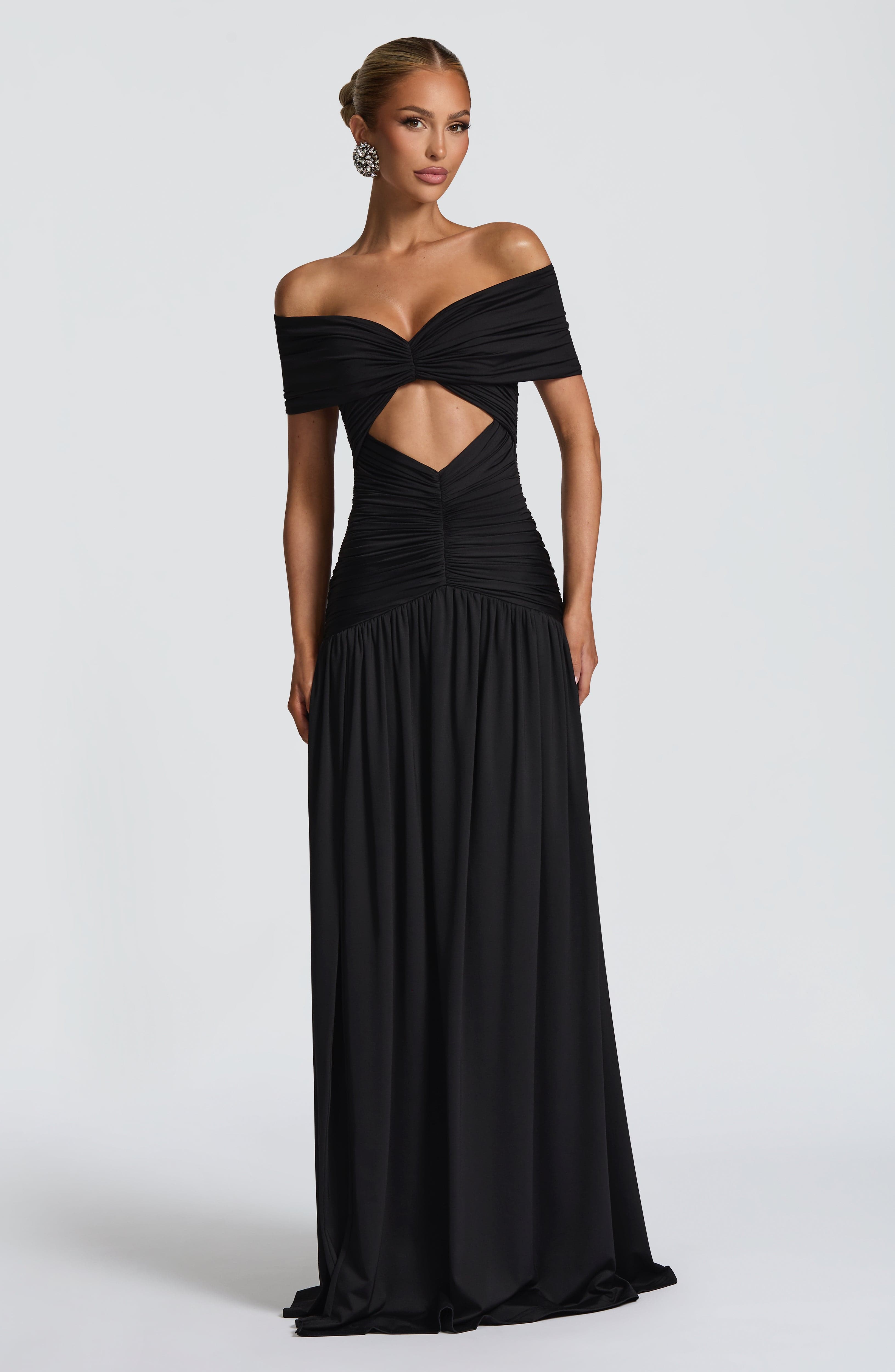 minilena Kathryn Maxi Dress Black