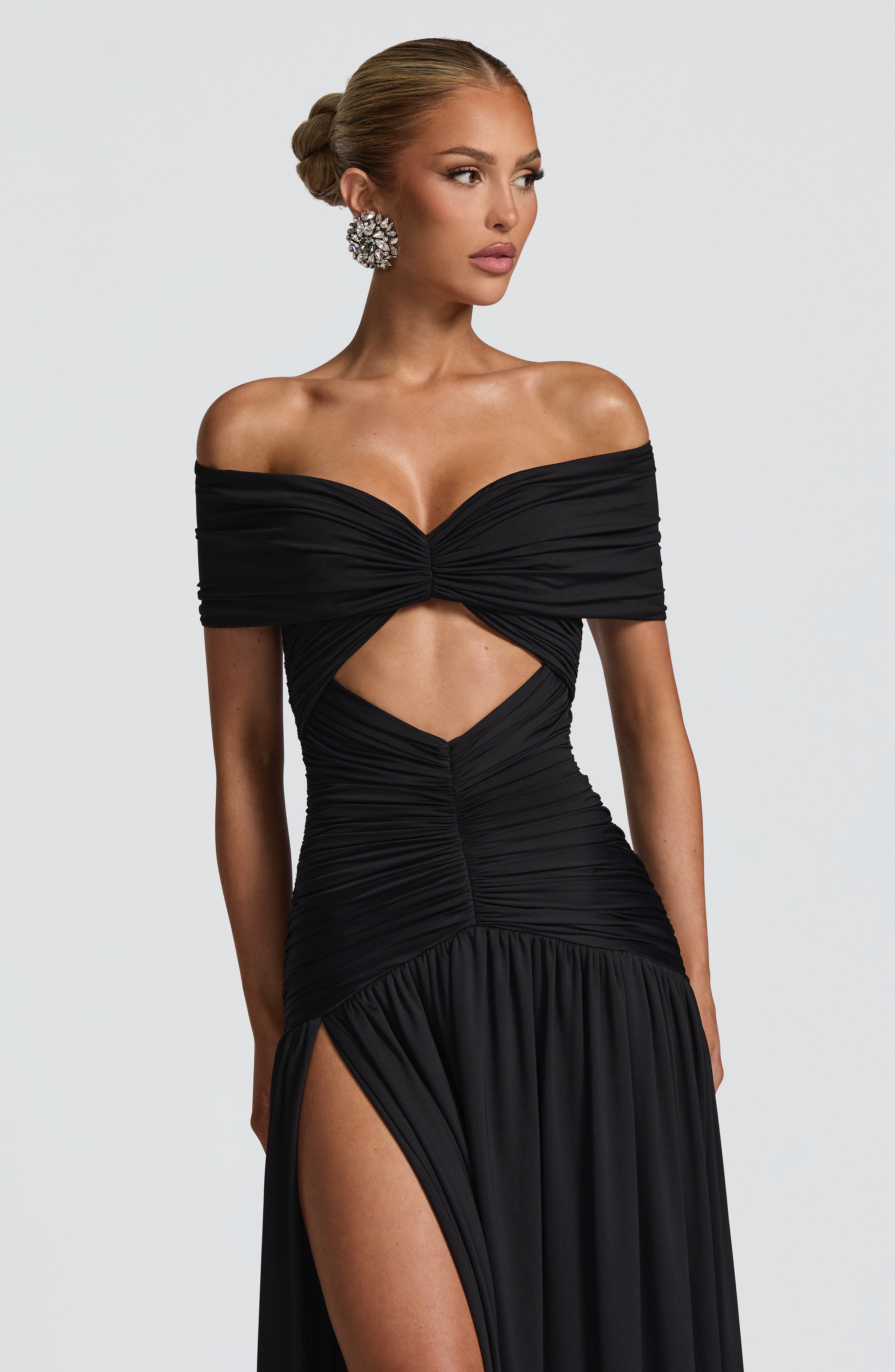 minilena Kathryn Maxi Dress Black