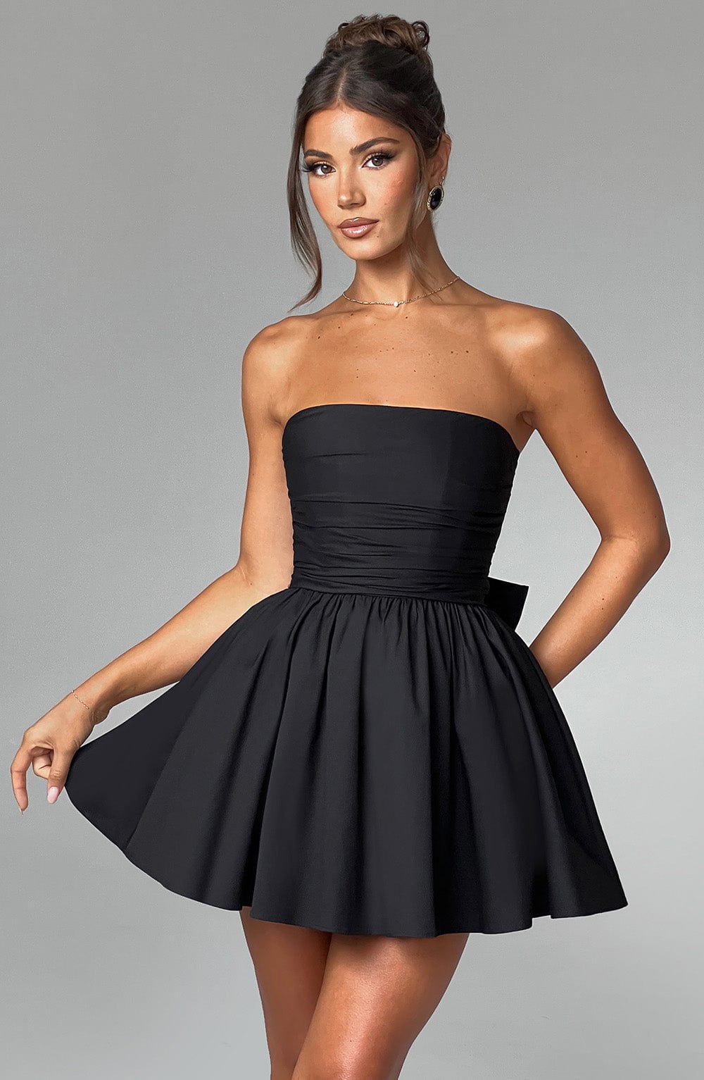 minilena Katrina Mini Dress Black