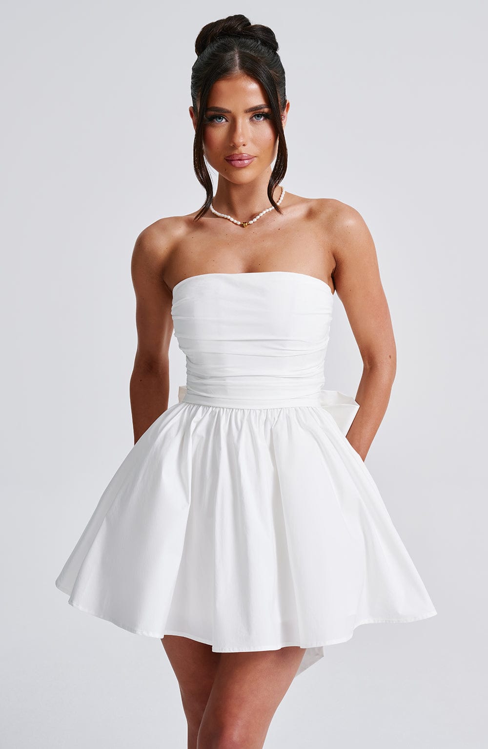 minilena Katrina Mini Dress Ivory