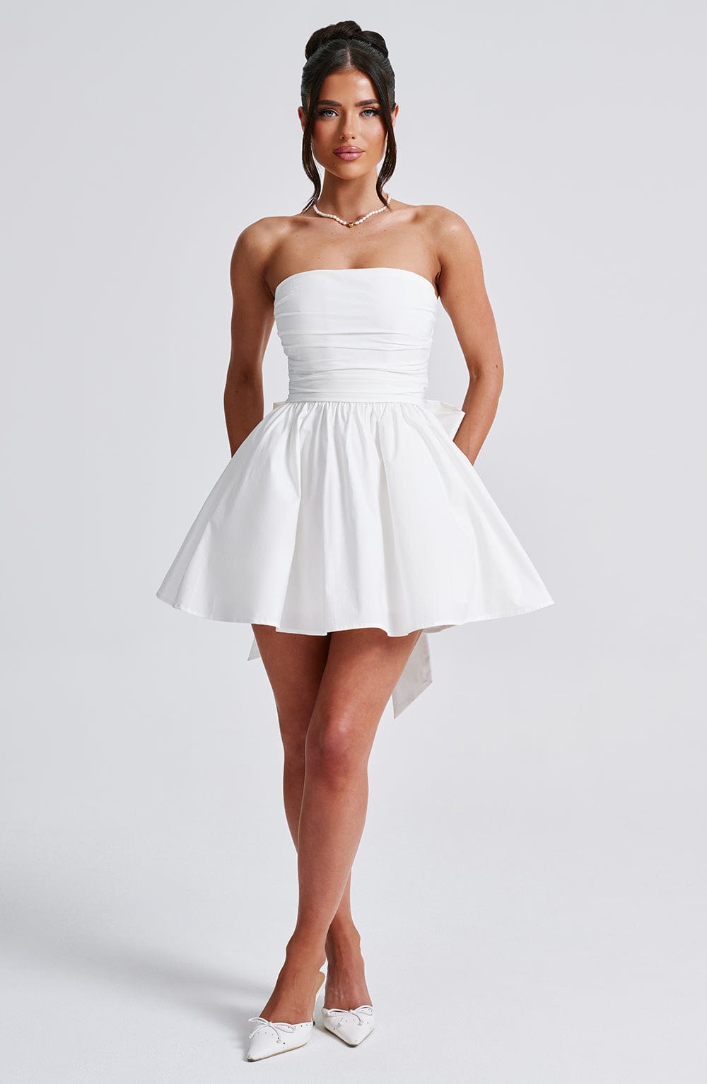 minilena Katrina Mini Dress Ivory