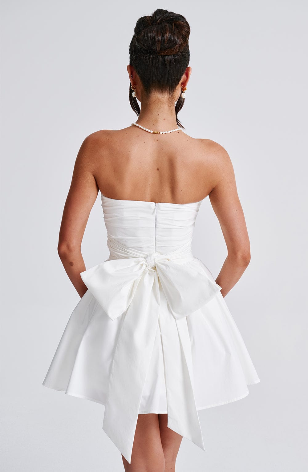 minilena Katrina Mini Dress Ivory