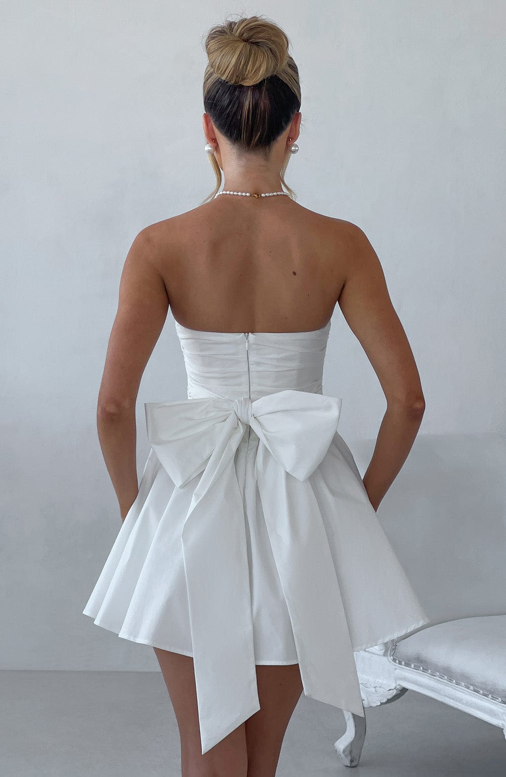 minilena Katrina Mini Dress Ivory