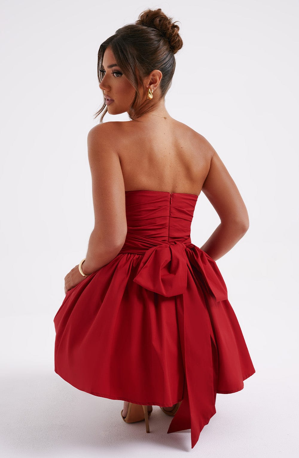minilena Katrina Mini Dress Red