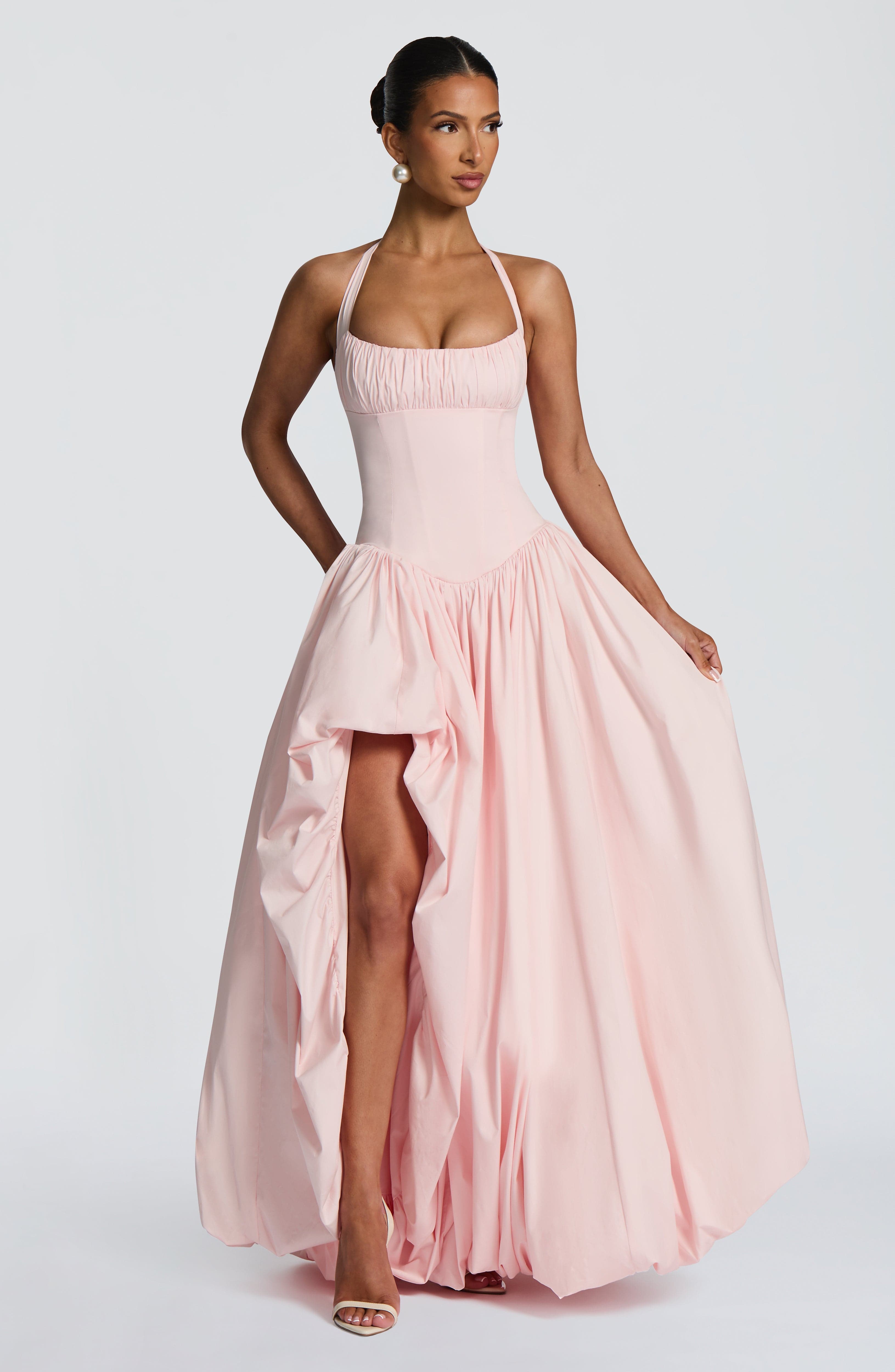 minilena Keira Maxi Dress Blush