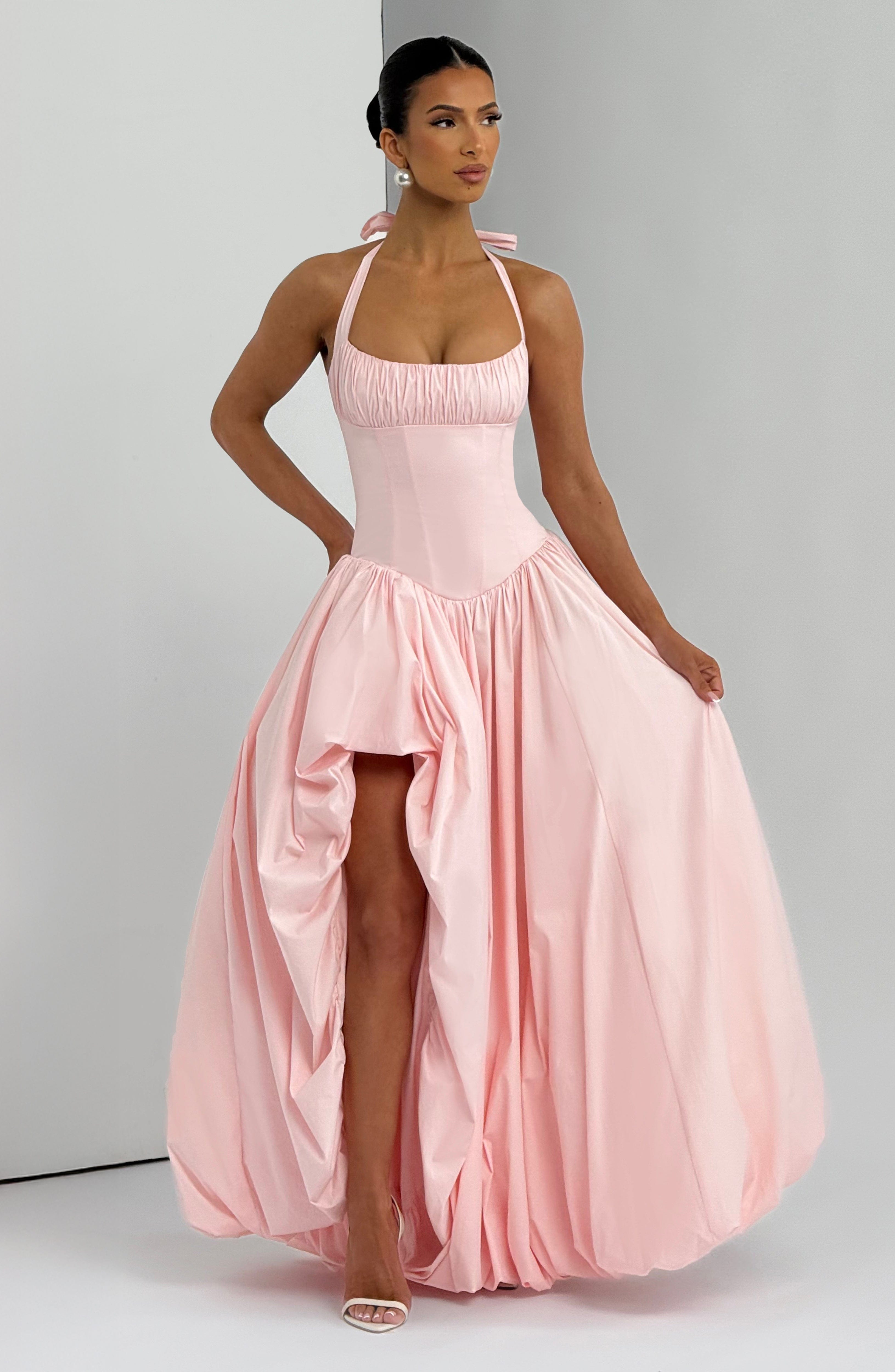 minilena Keira Maxi Dress Blush