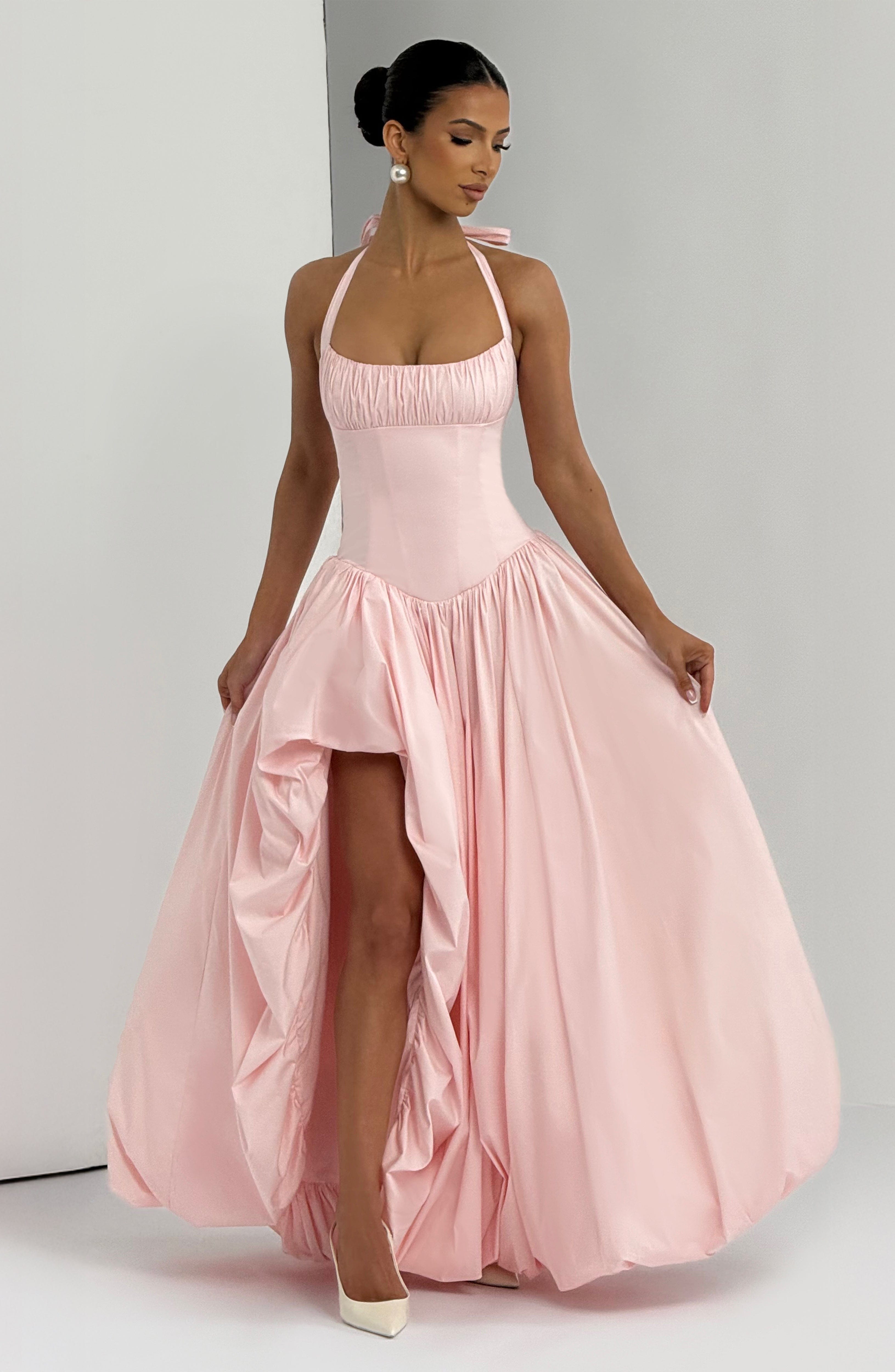 minilena Keira Maxi Dress Blush