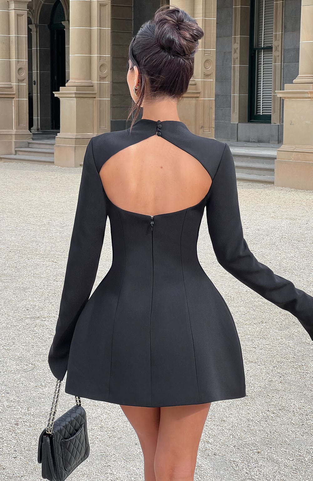 minilena Kelly Mini Dress Black