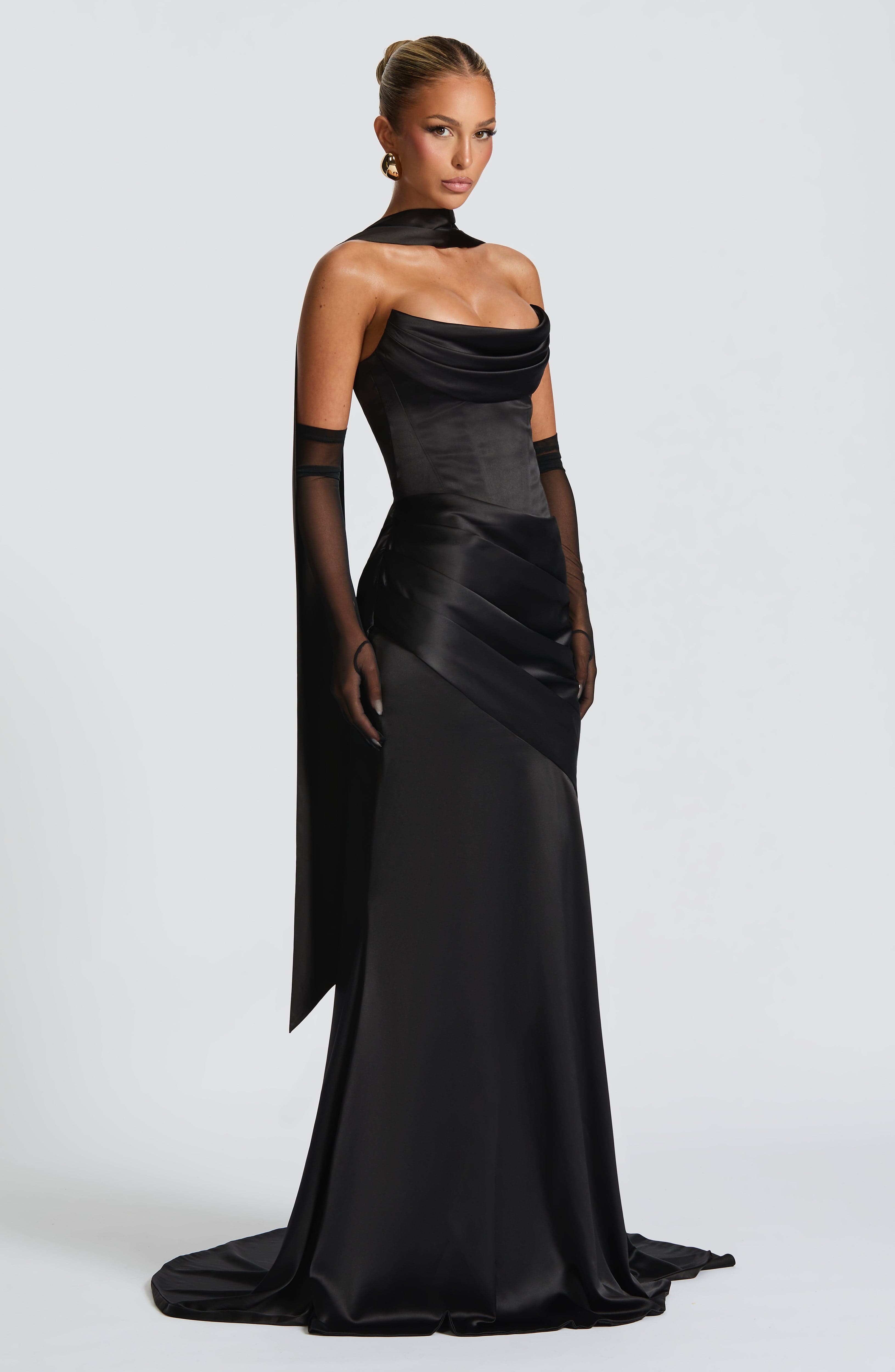 minilena Kensington Maxi Dress Black