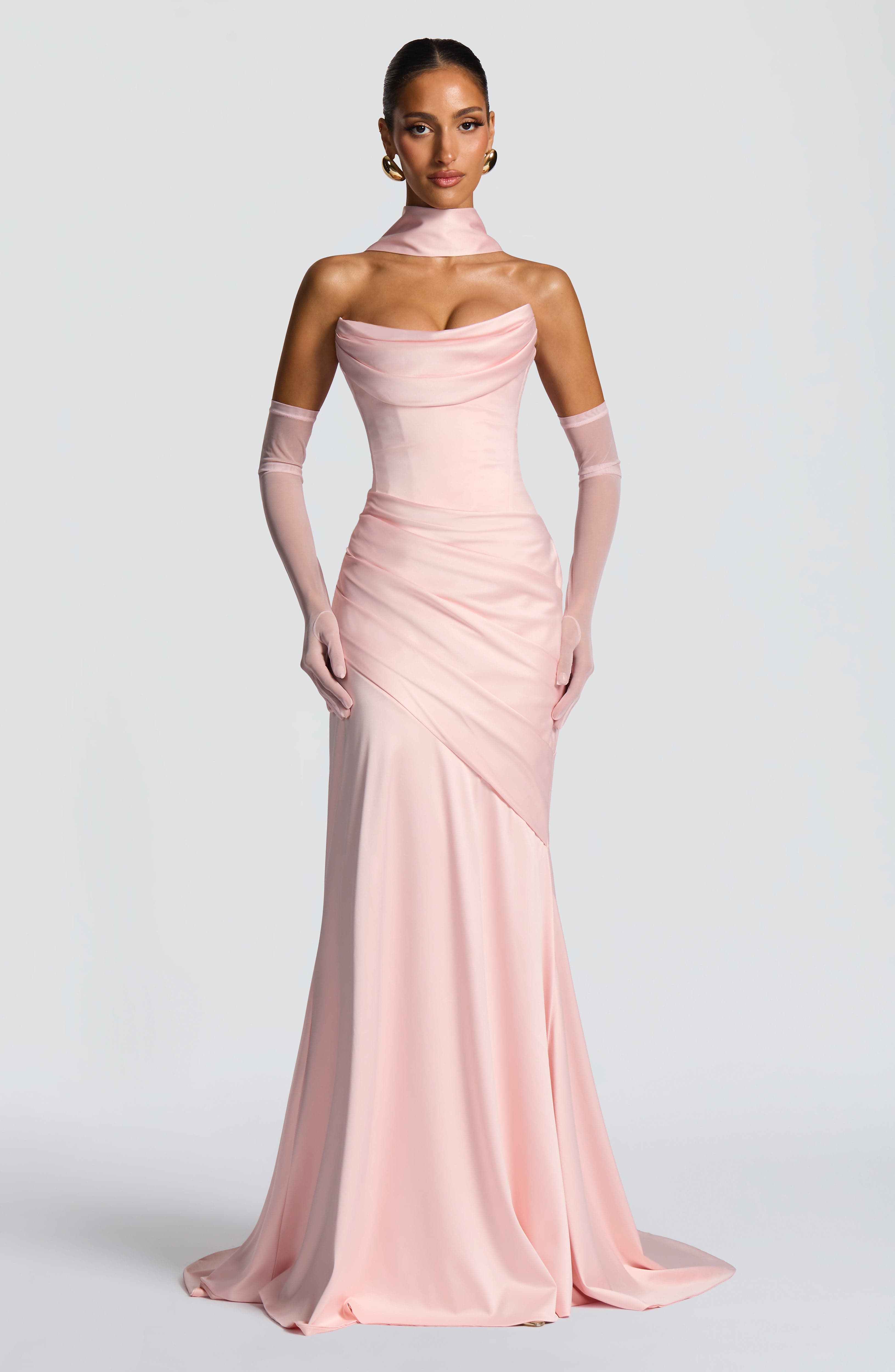 minilena Kensington Maxi Dress Blush