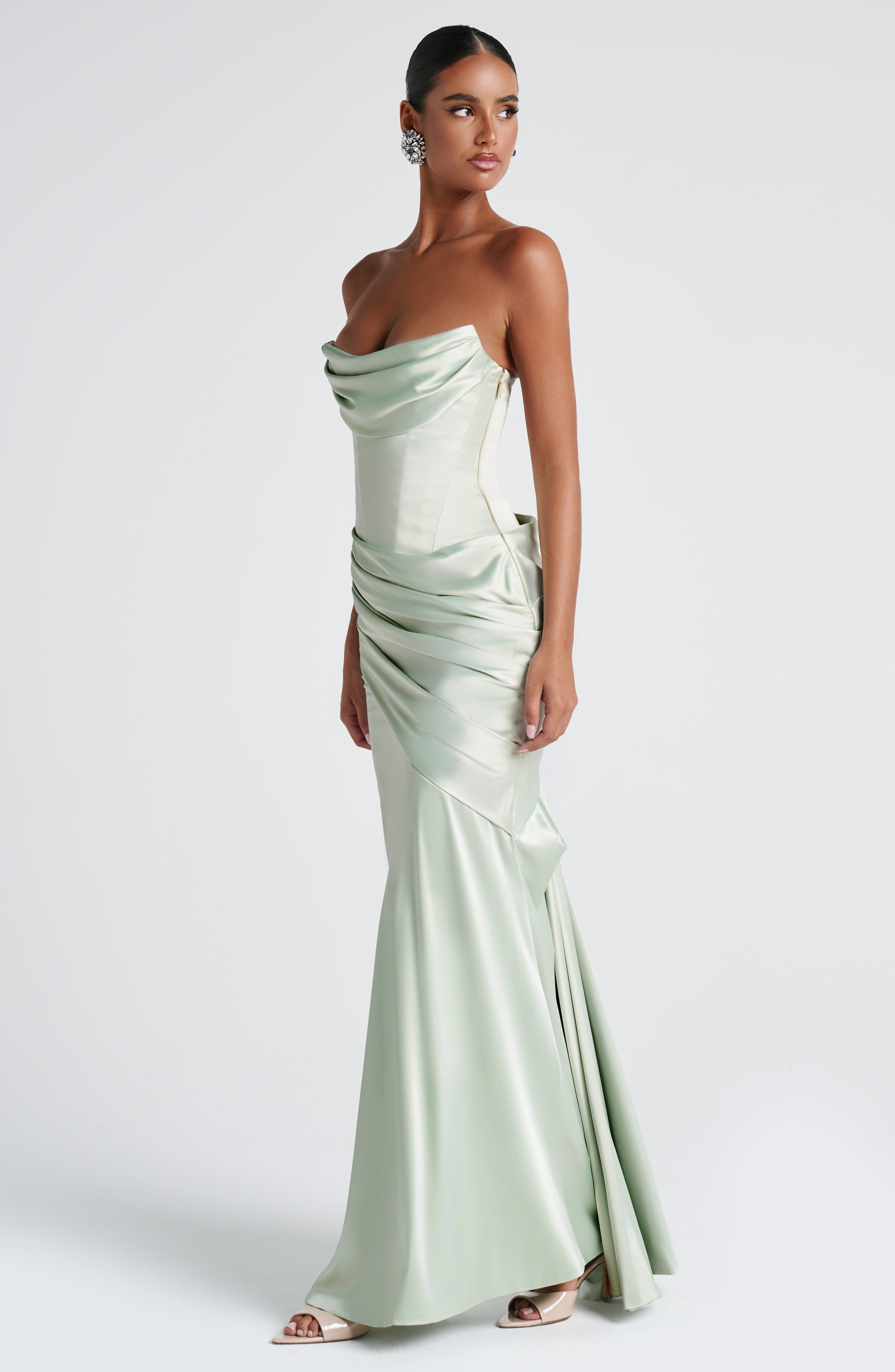 minilena Kensington Maxi Dress Mint