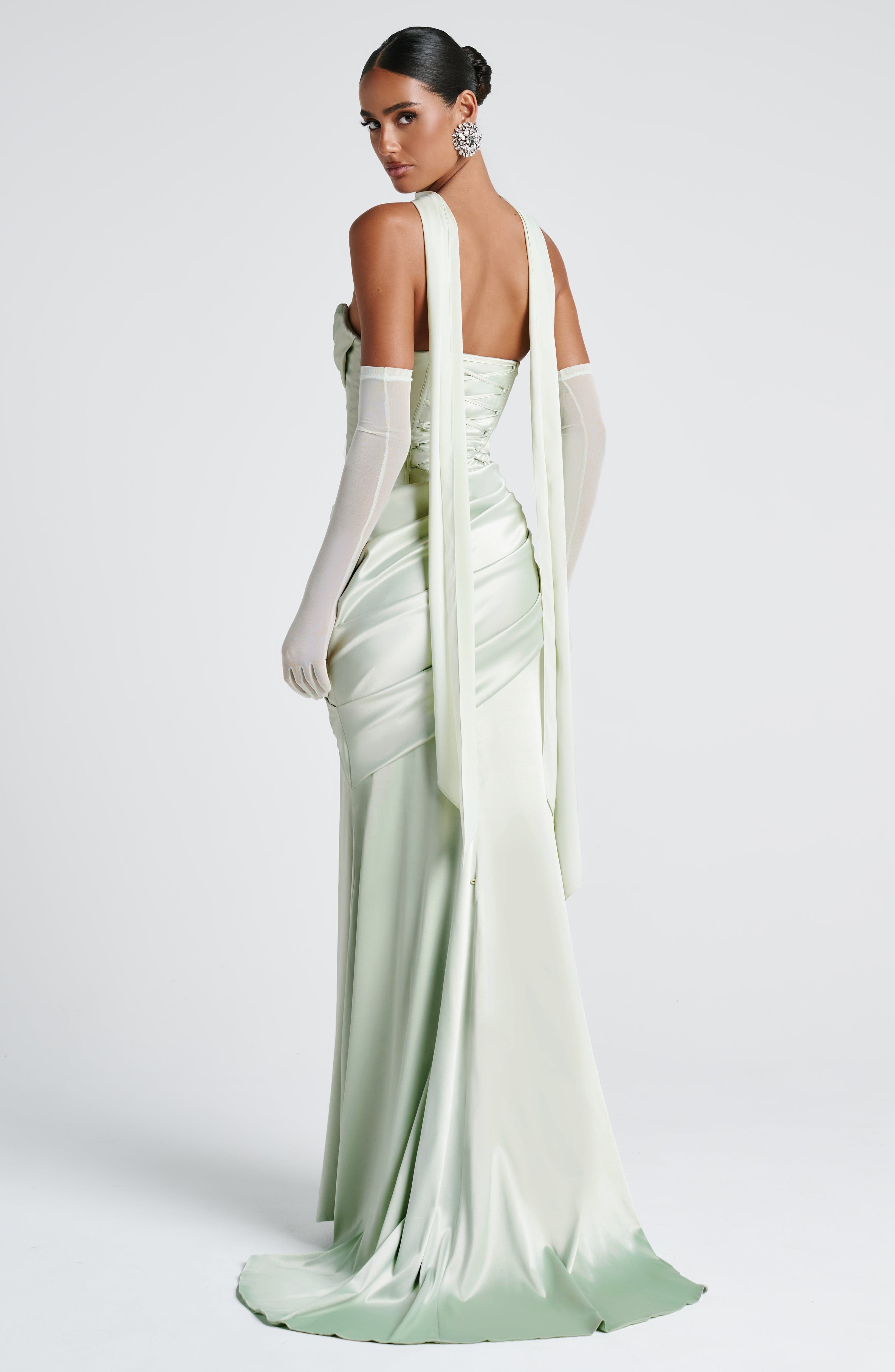 minilena Kensington Maxi Dress Mint