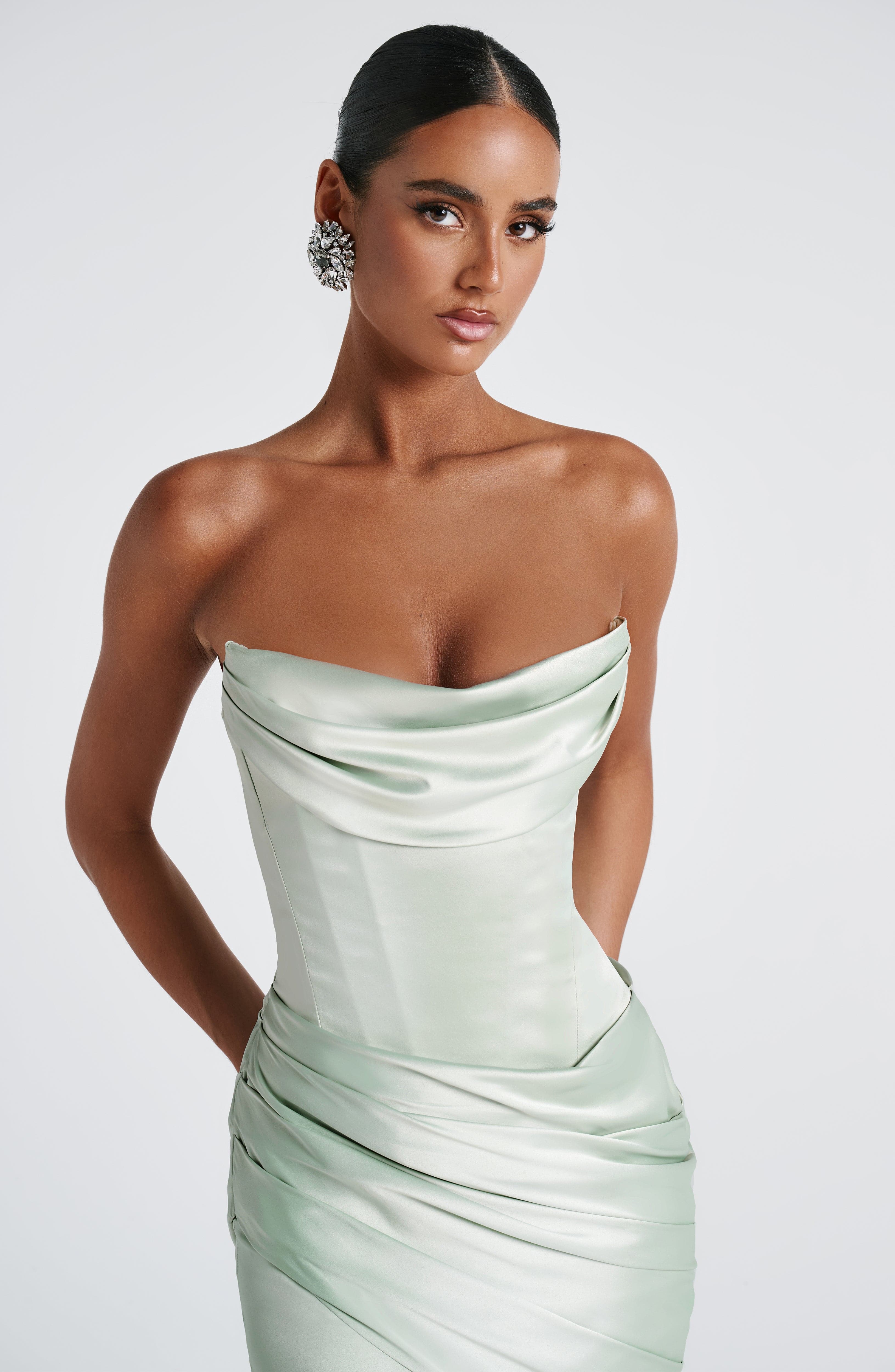minilena Kensington Maxi Dress Mint