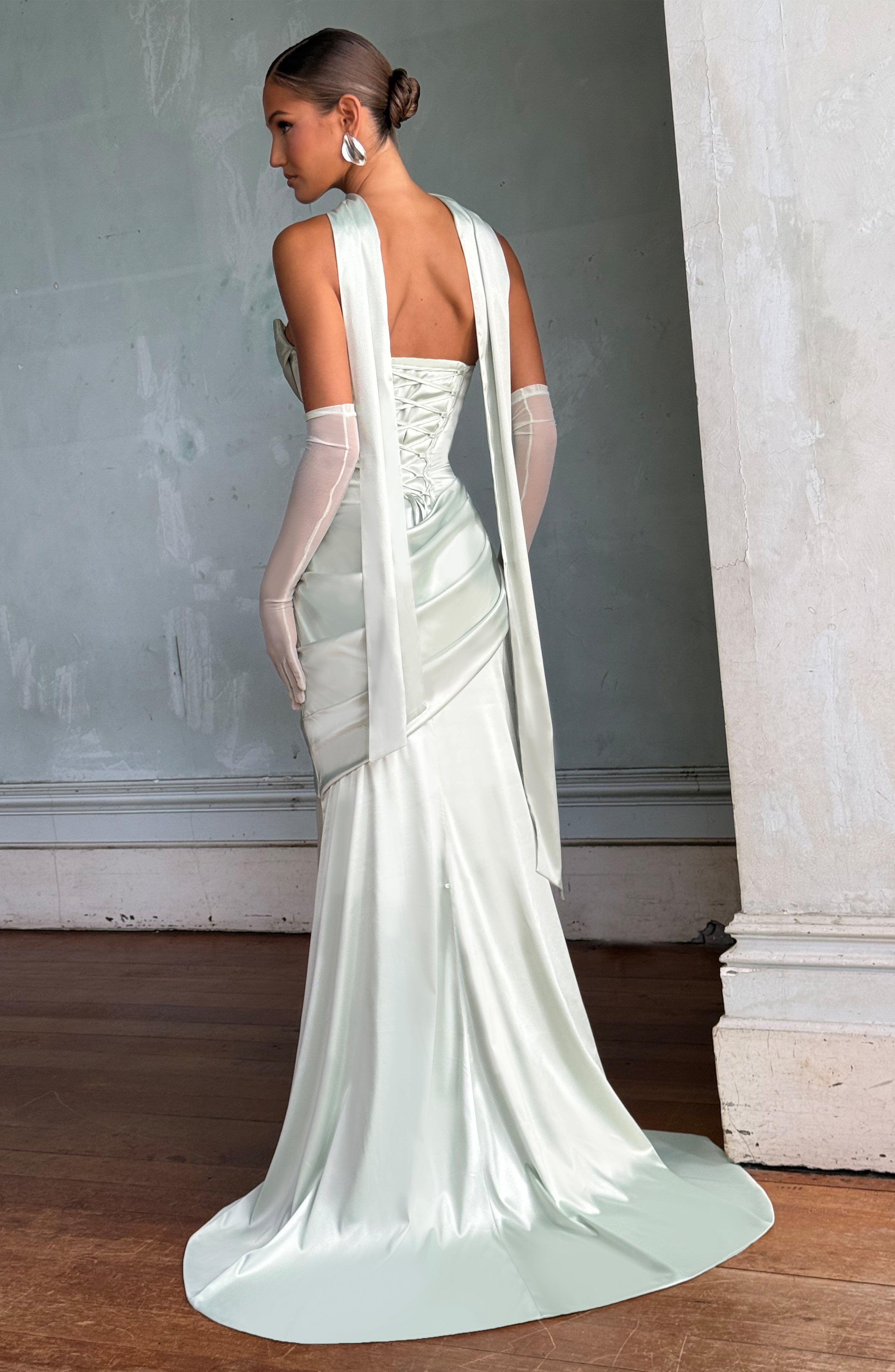 minilena Kensington Maxi Dress Mint