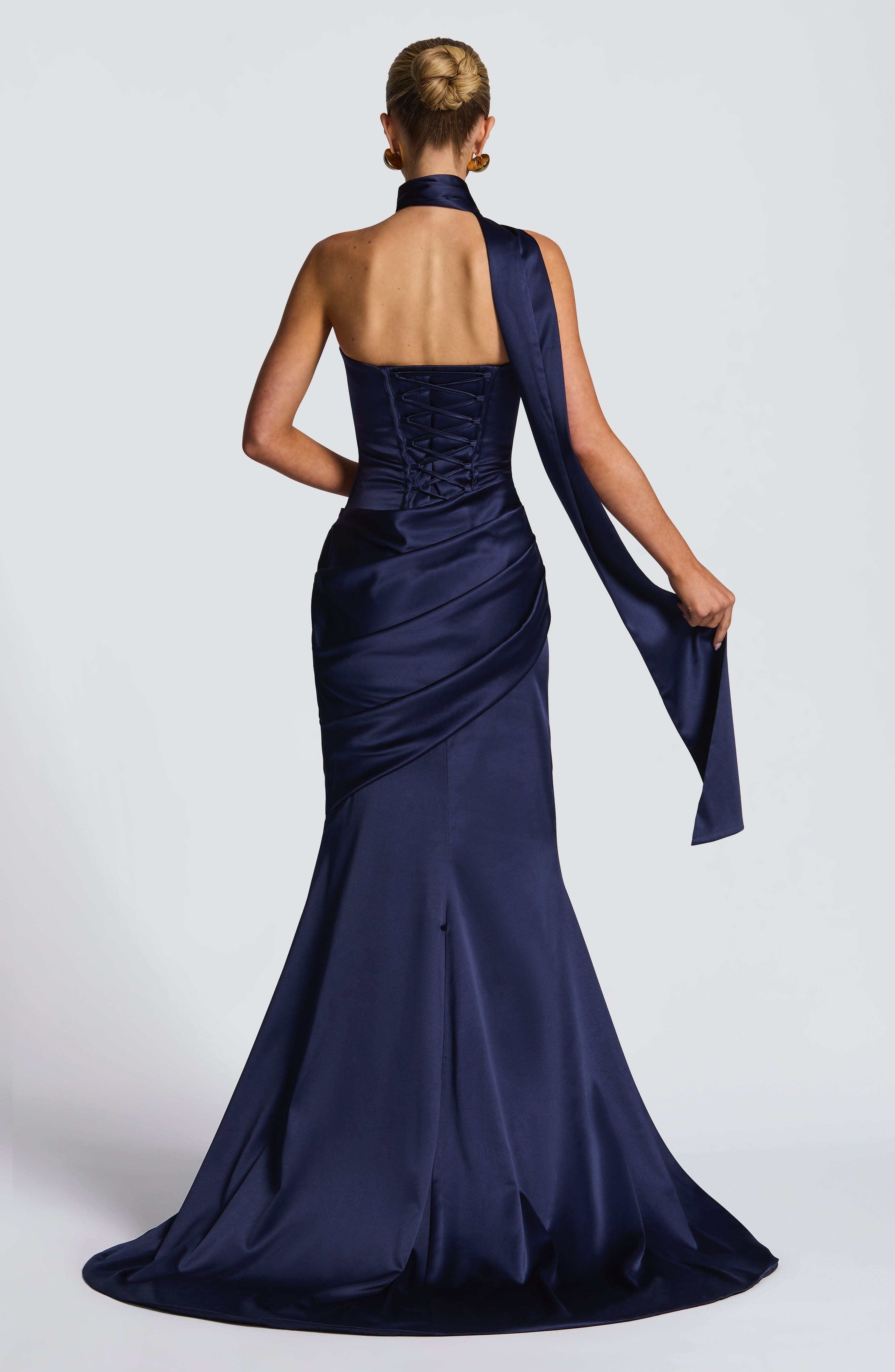 minilena Kensington Maxi Dress Navy
