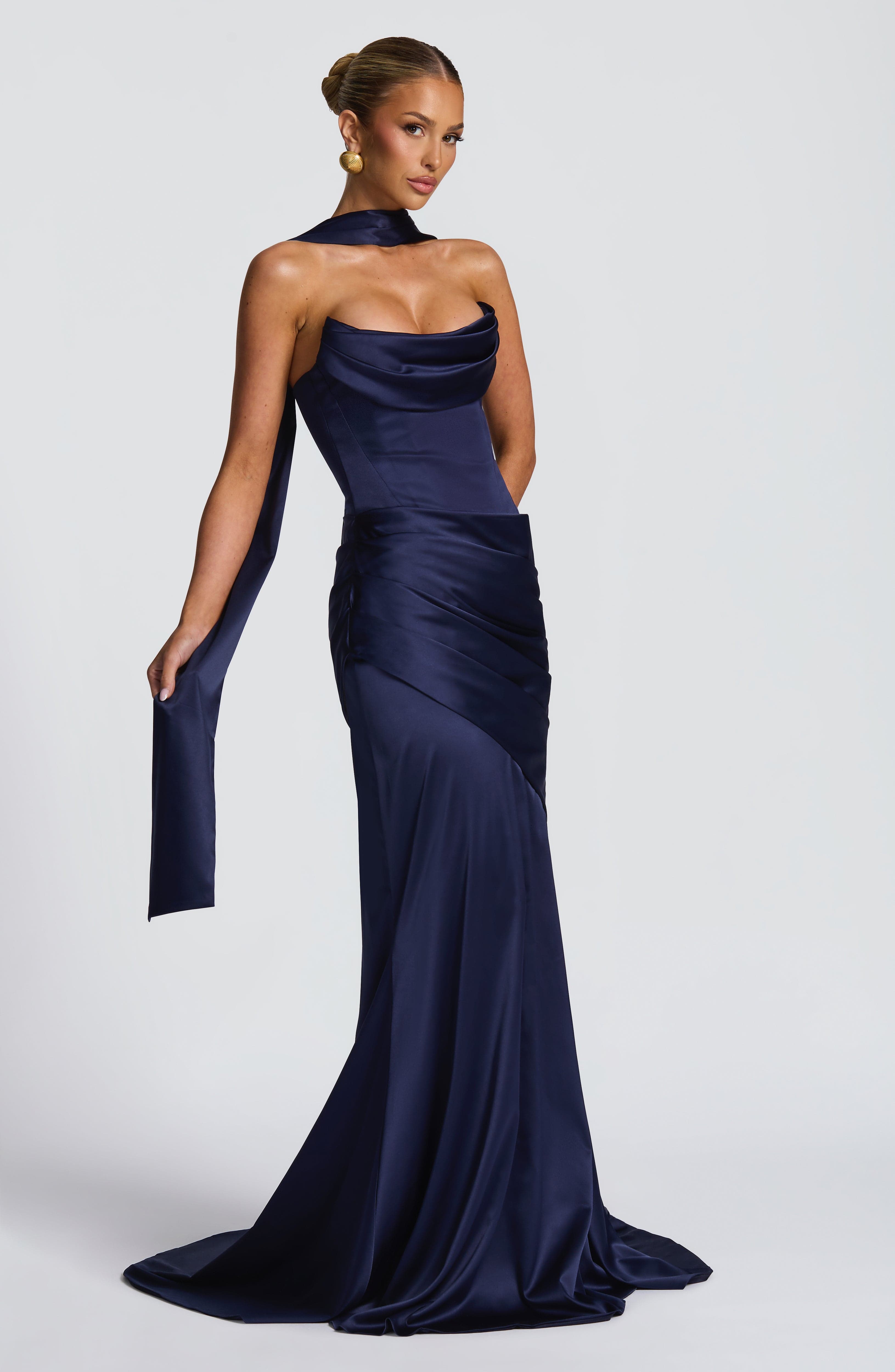 minilena Kensington Maxi Dress Navy