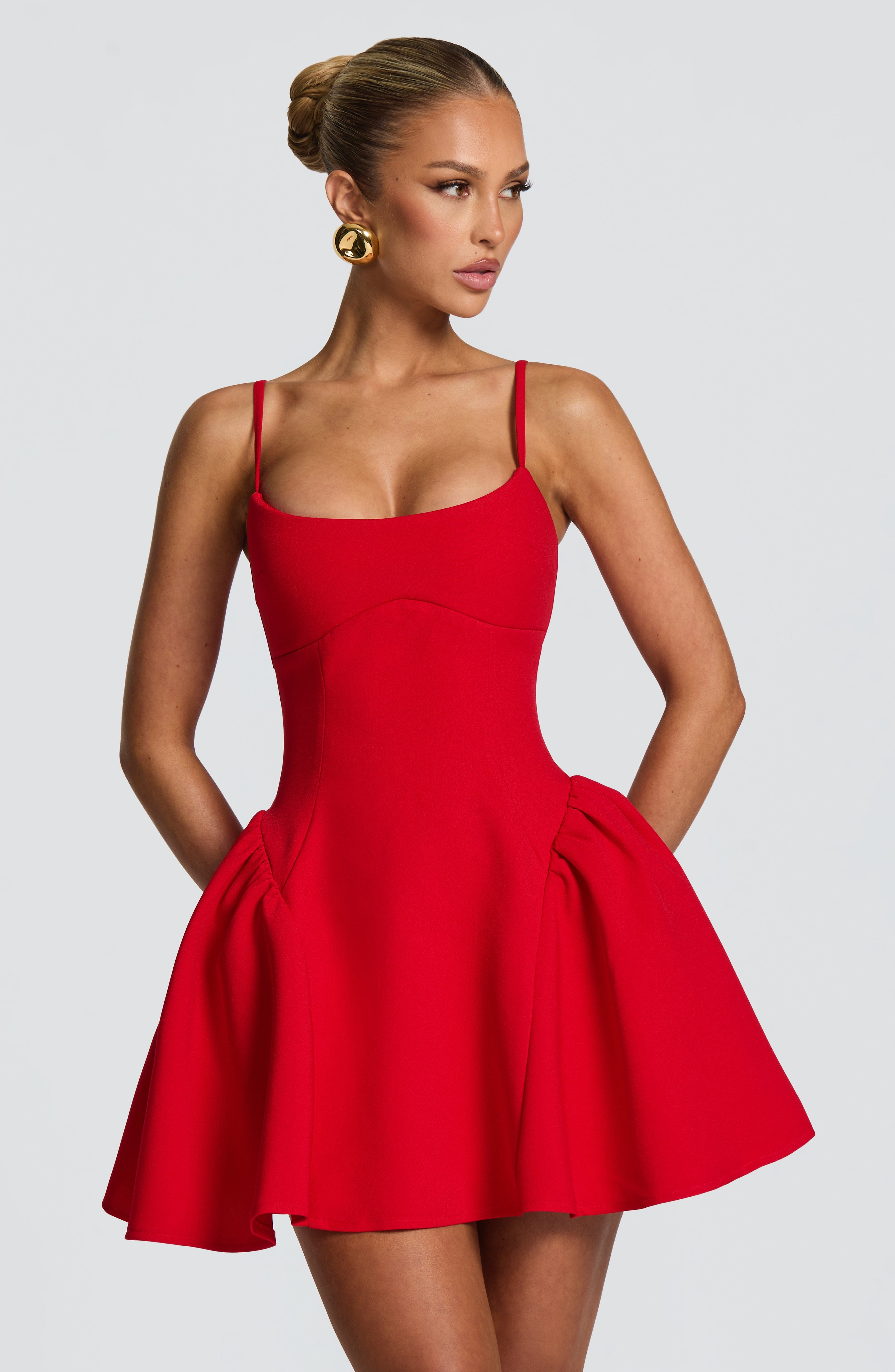 minilena Kiah Mini Dress Red