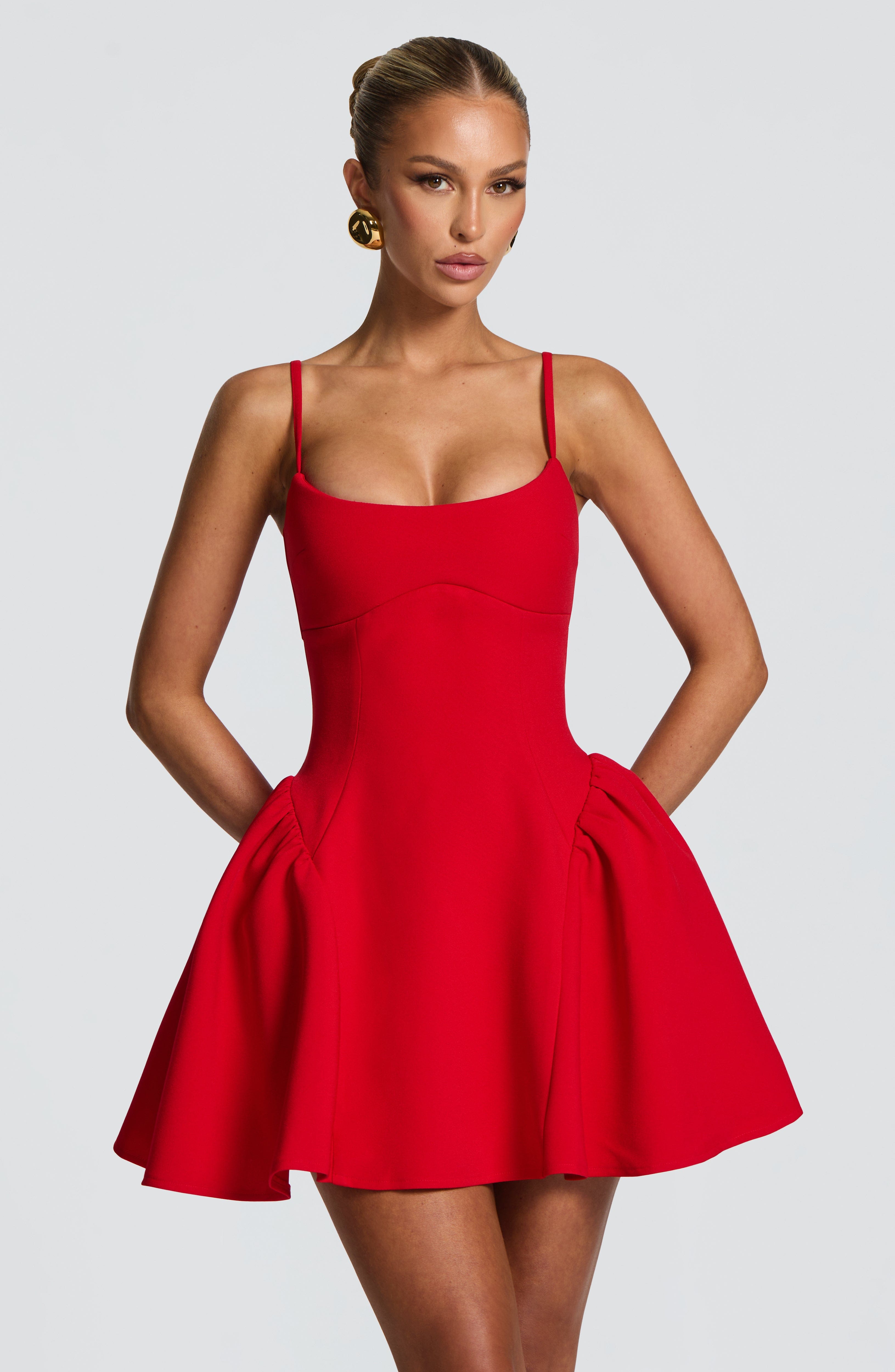 minilena Kiah Mini Dress Red