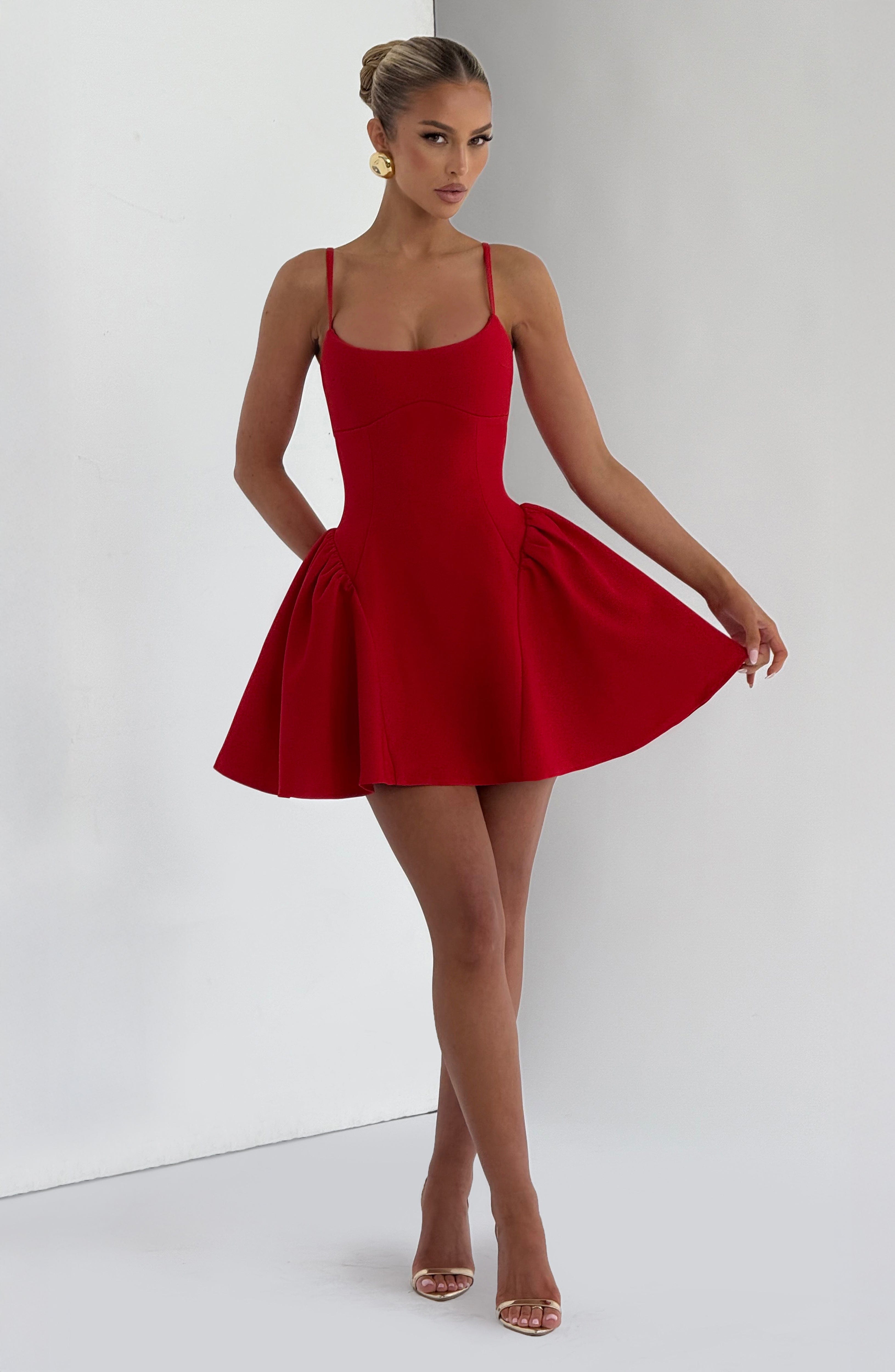 minilena Kiah Mini Dress Red