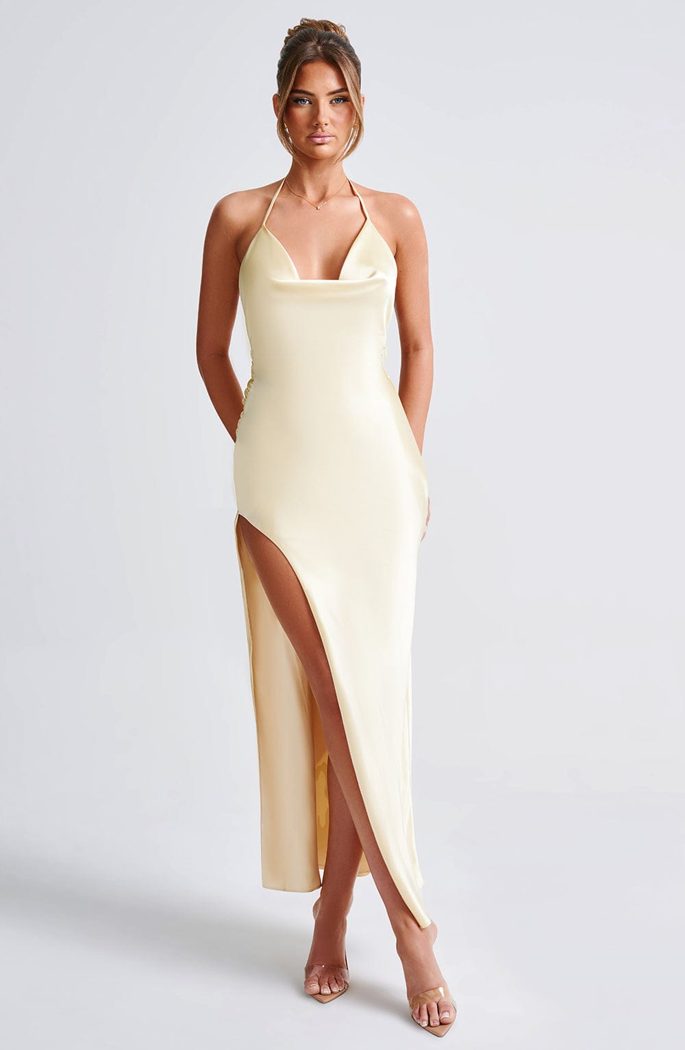 minilena Kiandra Maxi Dress Lemon