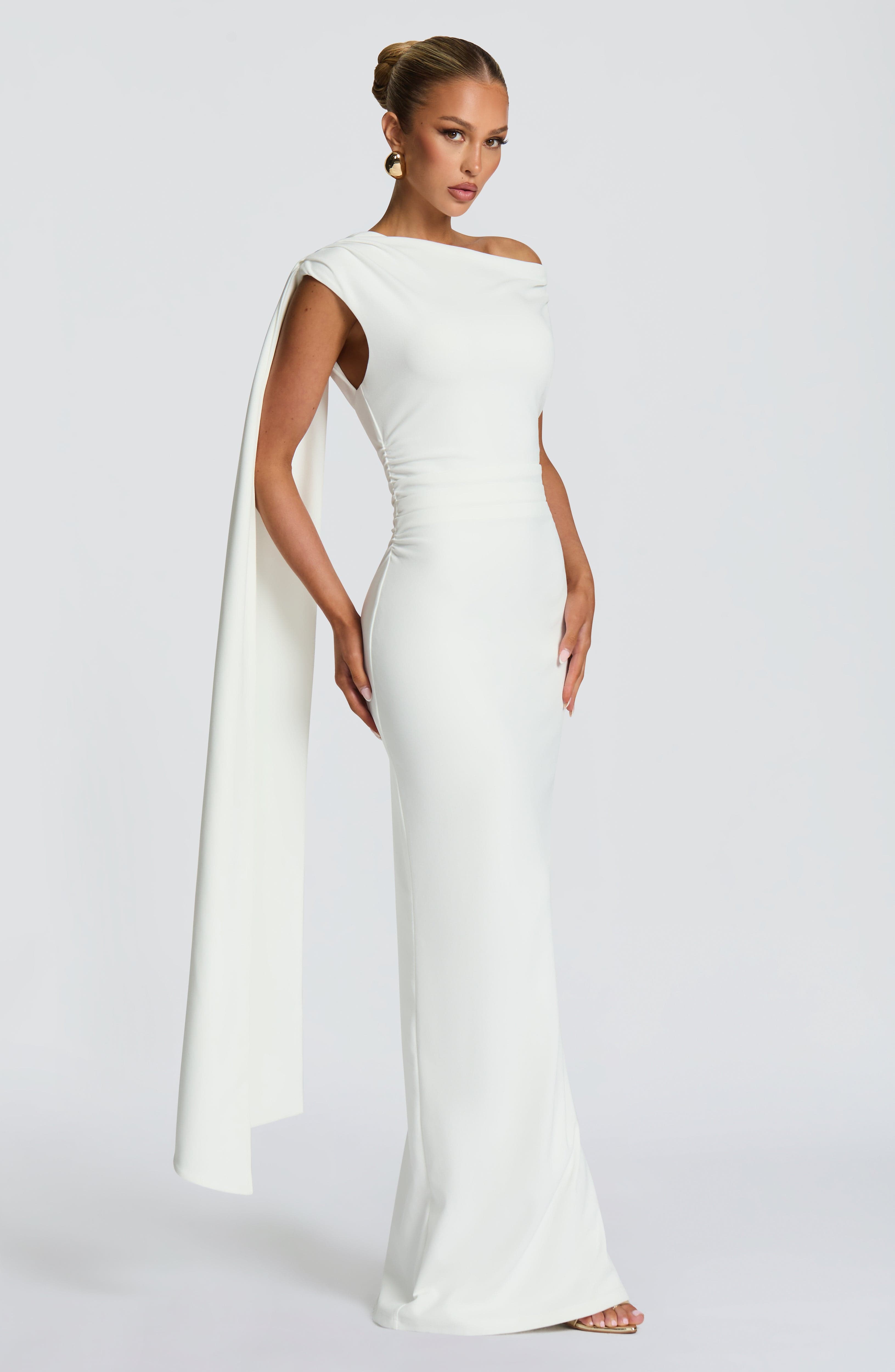 minilena Kylie Maxi Dress Ivory