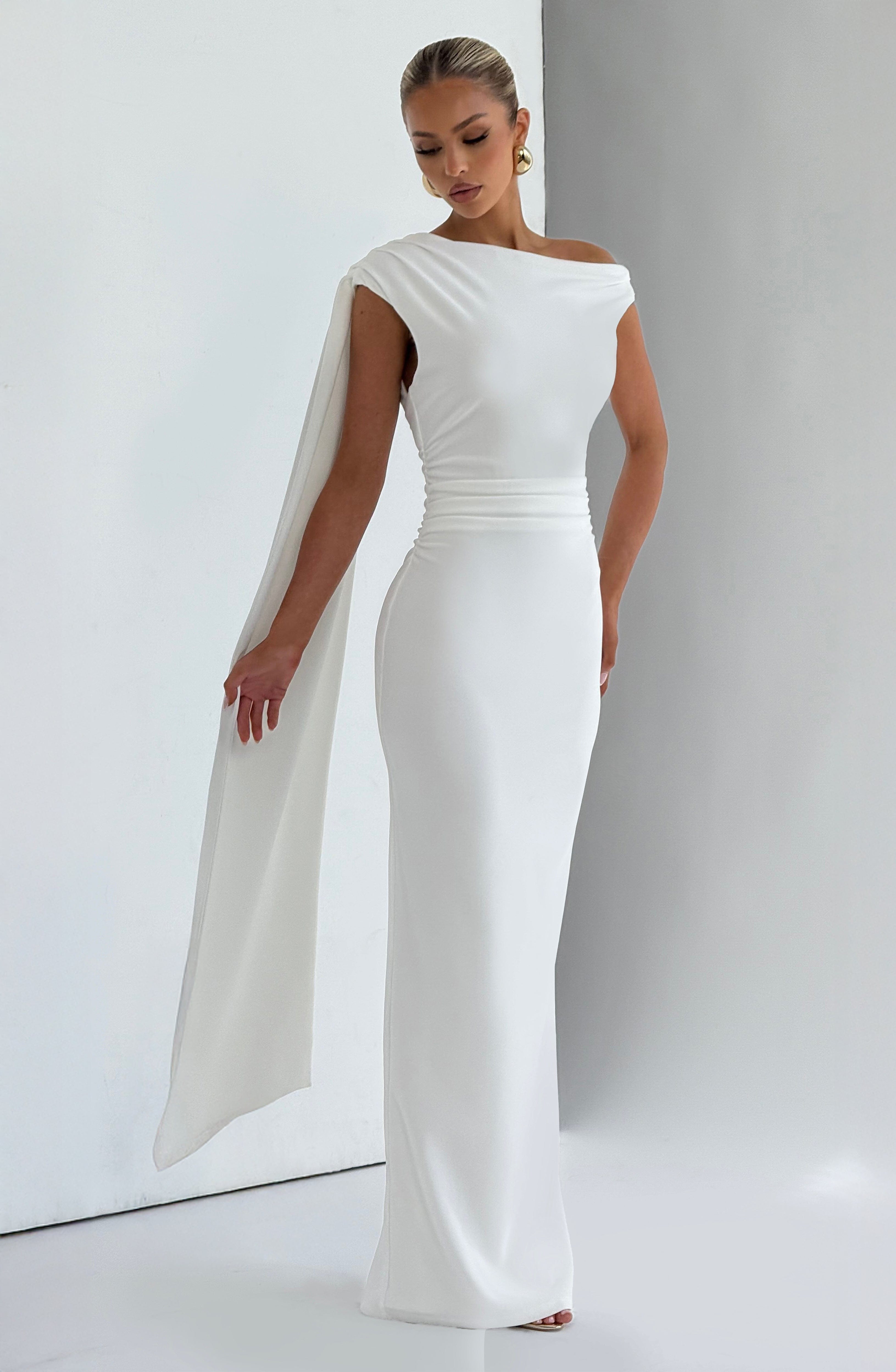 minilena Kylie Maxi Dress Ivory