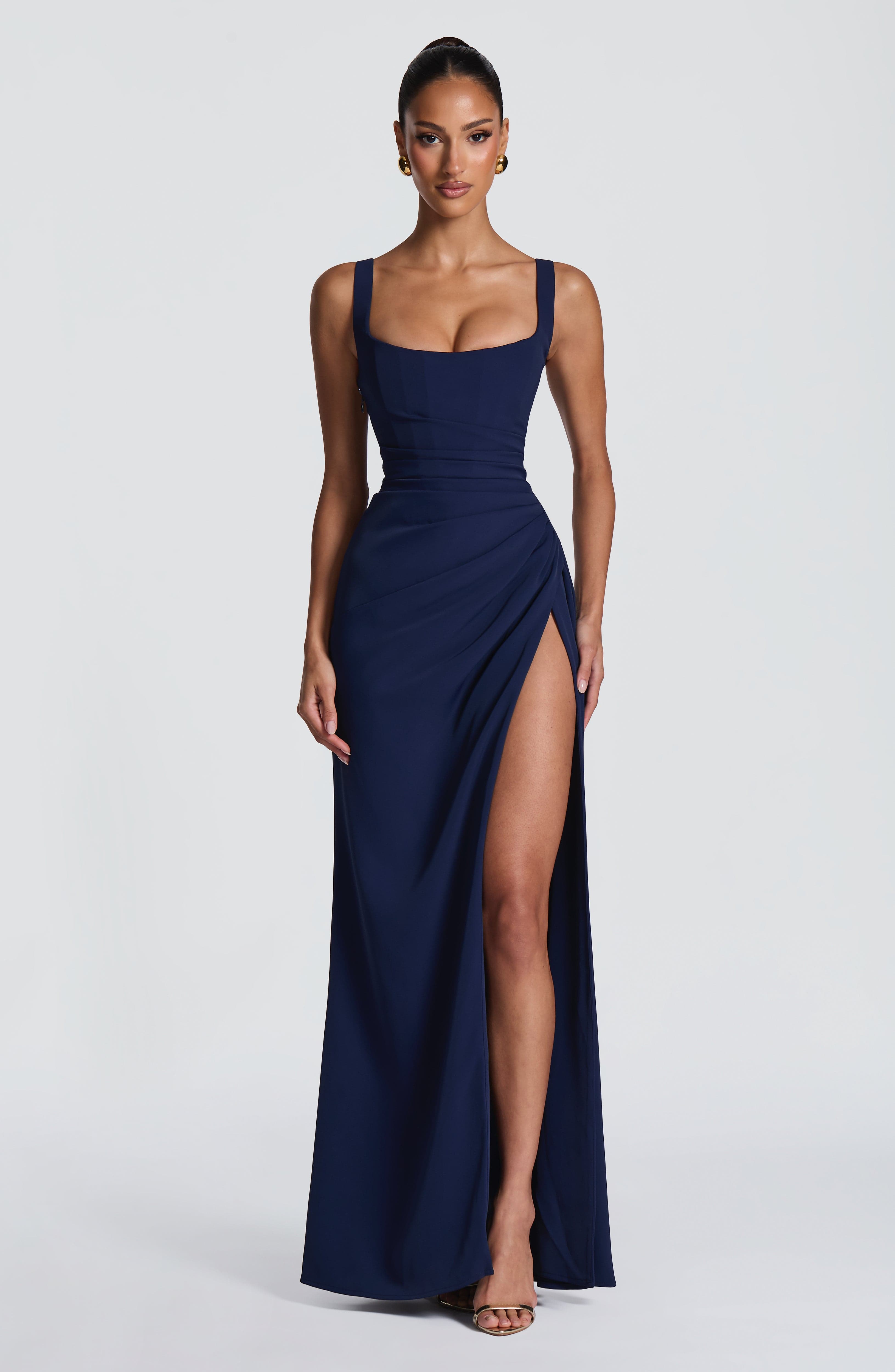 minilena Laleh Maxi Dress Navy