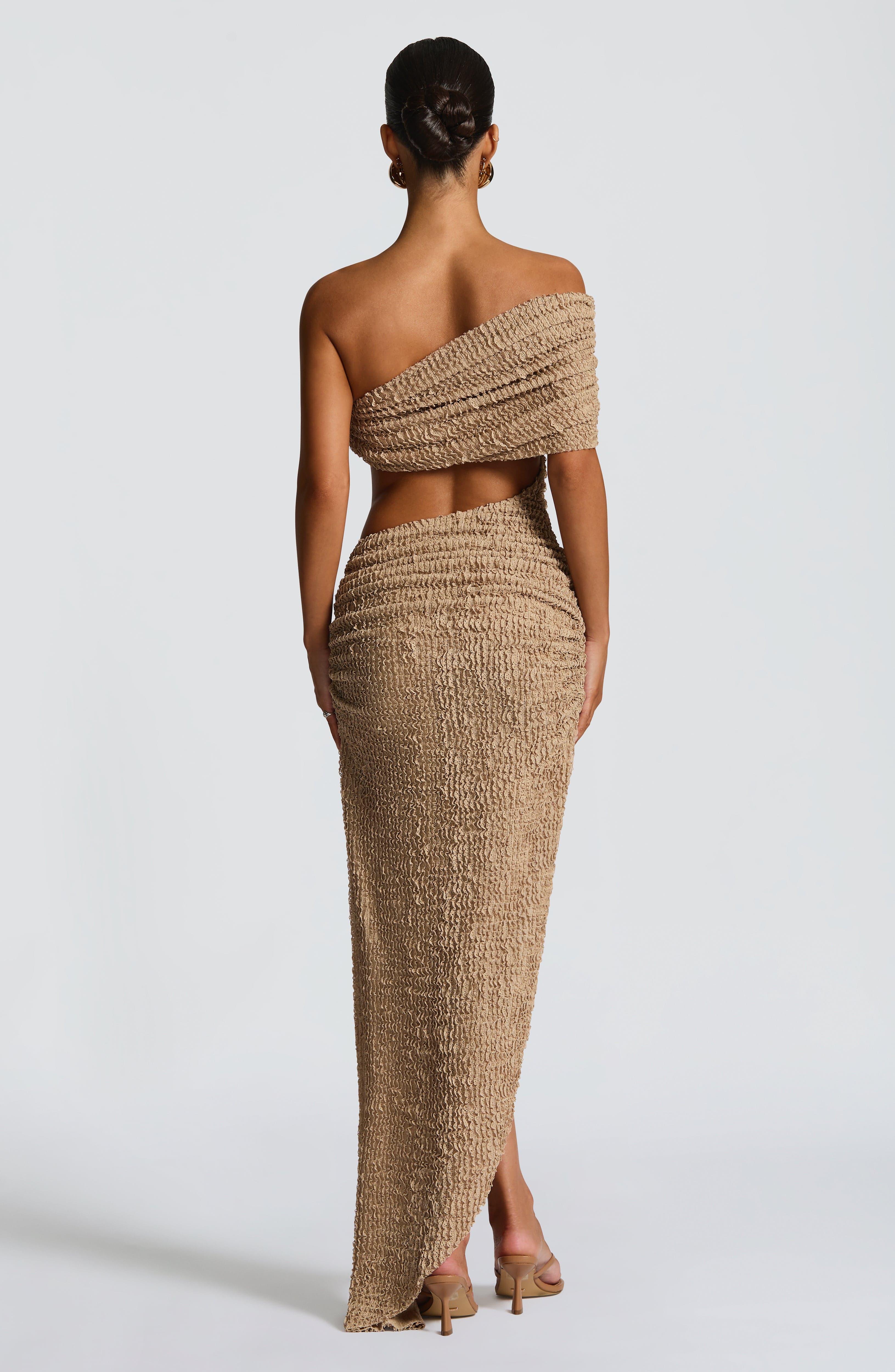minilena Laverna Midi Dress Beige