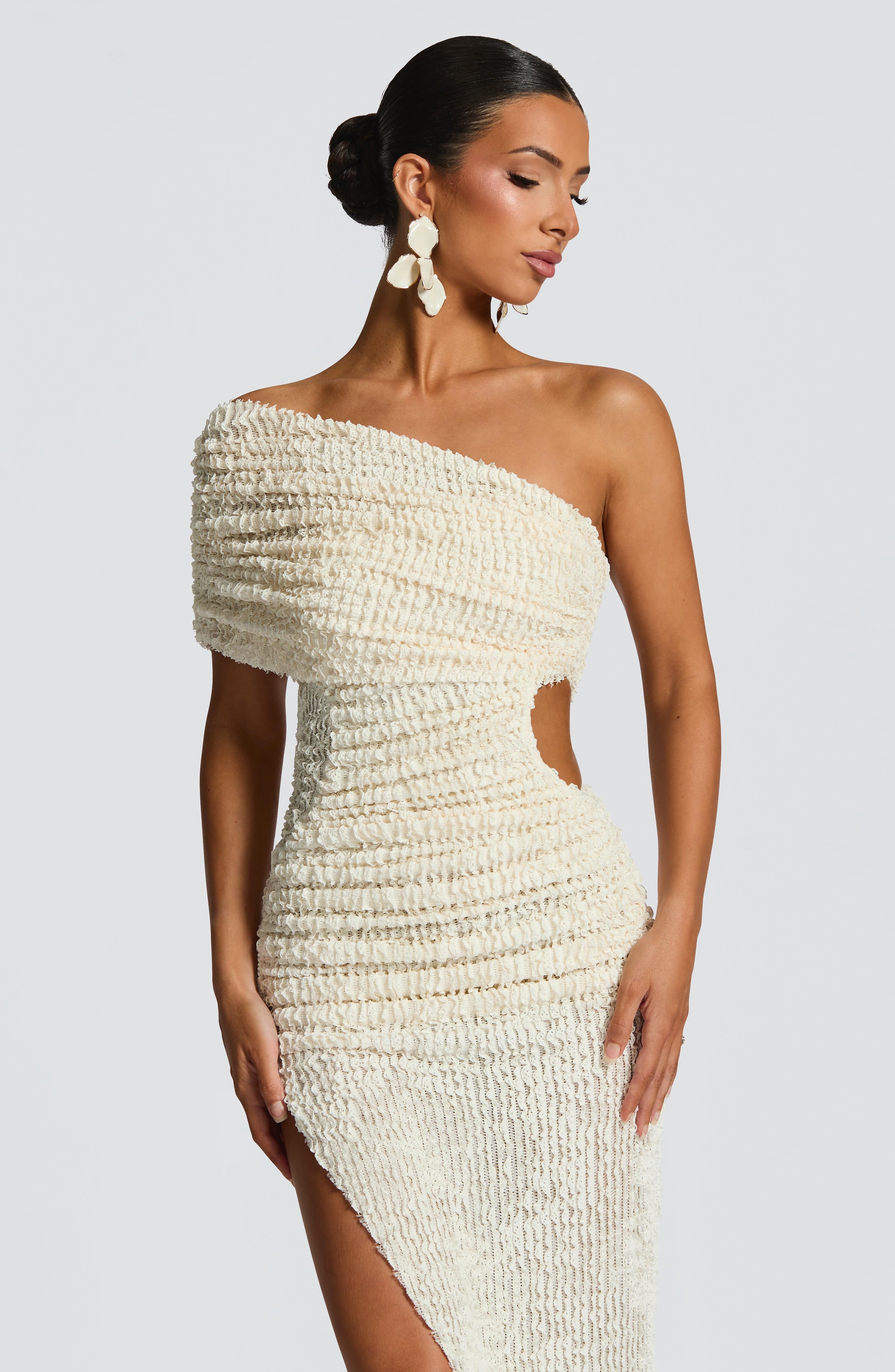 minilena Laverna Midi Dress Ivory