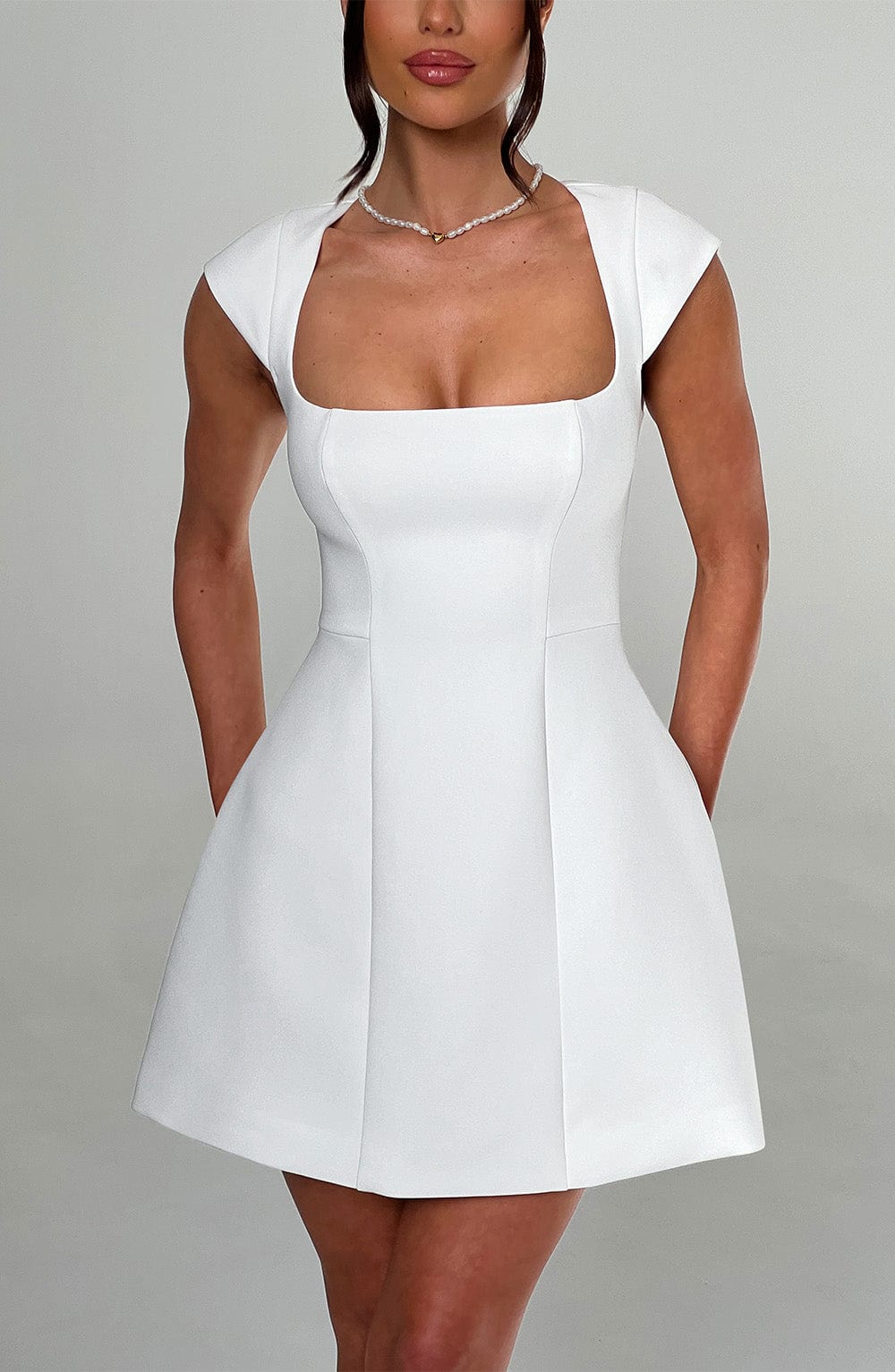 minilena Lena Mini Dress Ivory