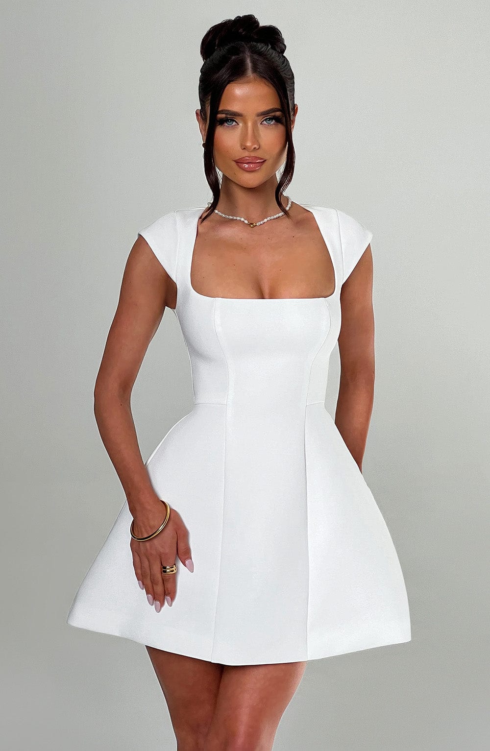 minilena Lena Mini Dress Ivory