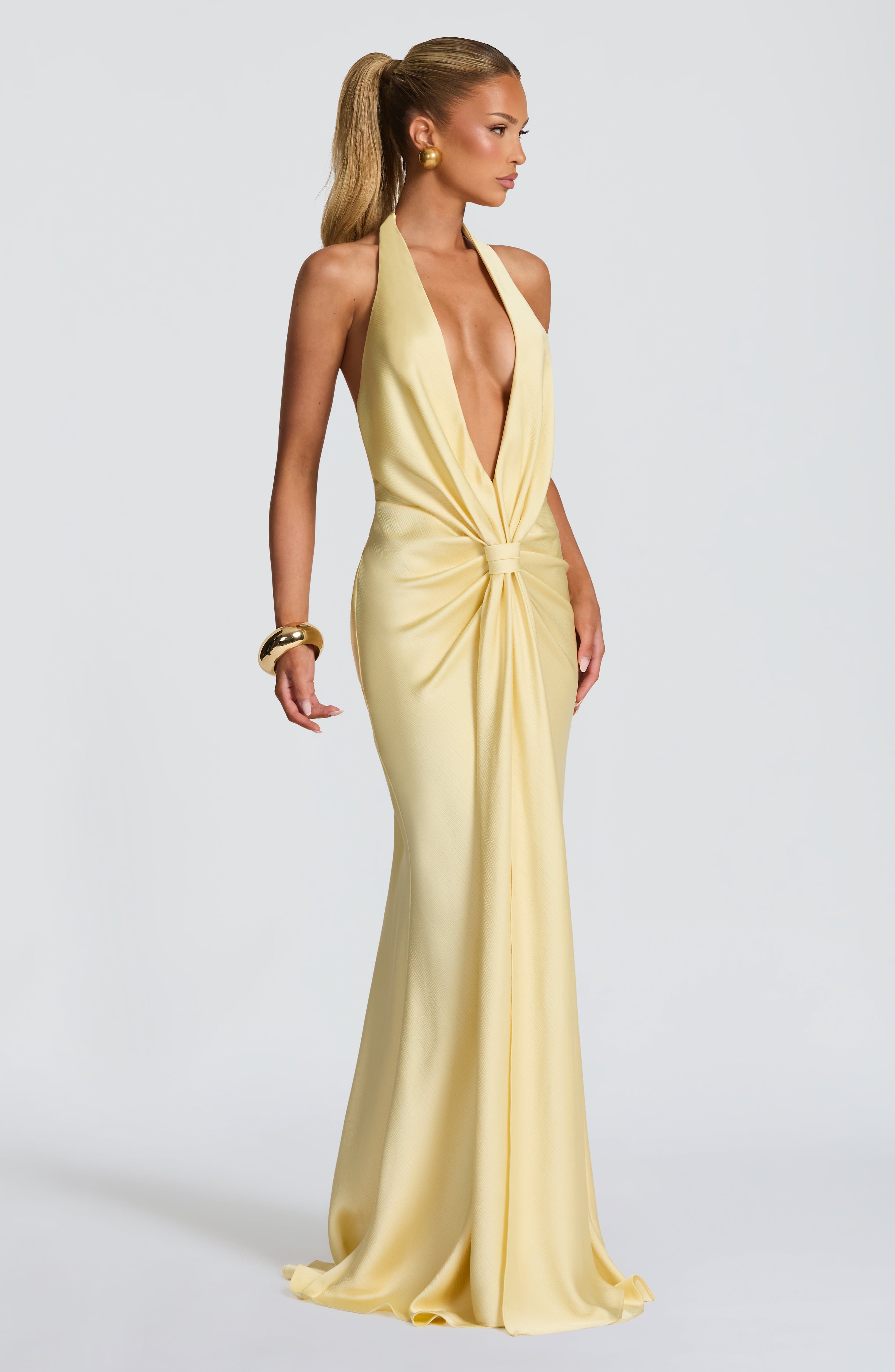minilena Linette Gown Lemon