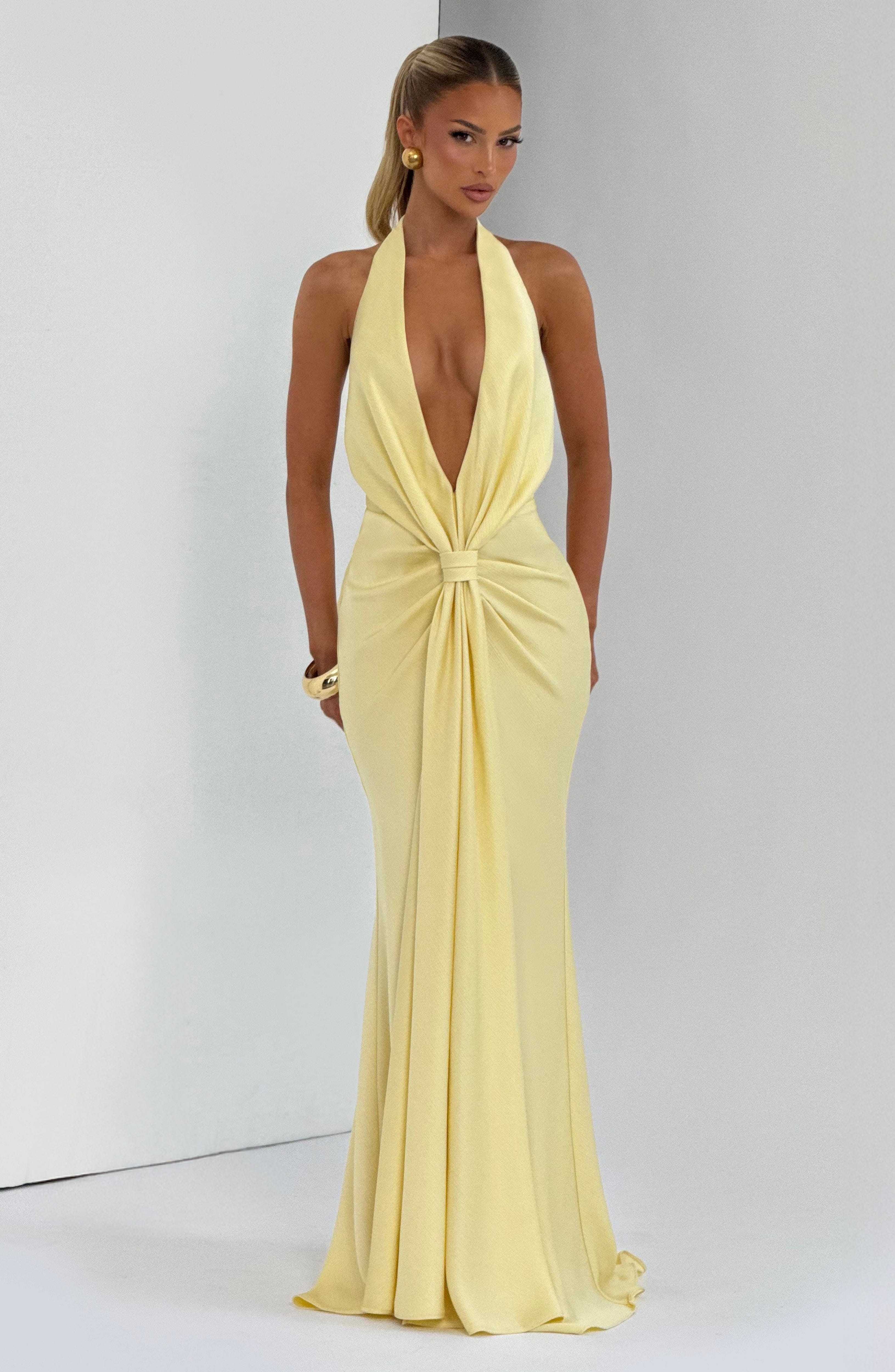 minilena Linette Gown Lemon