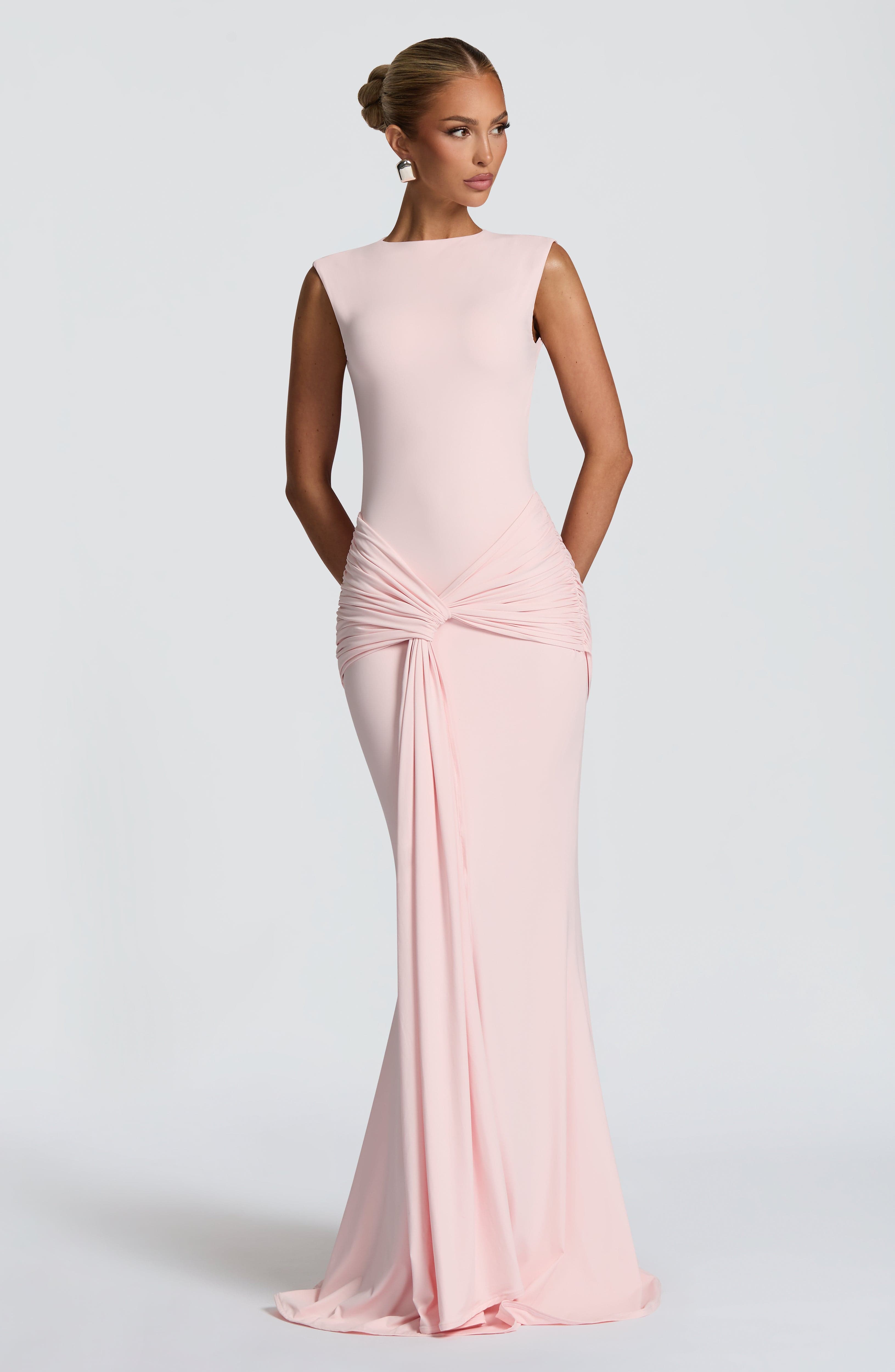 minilena Lorenza Maxi Dress Blush