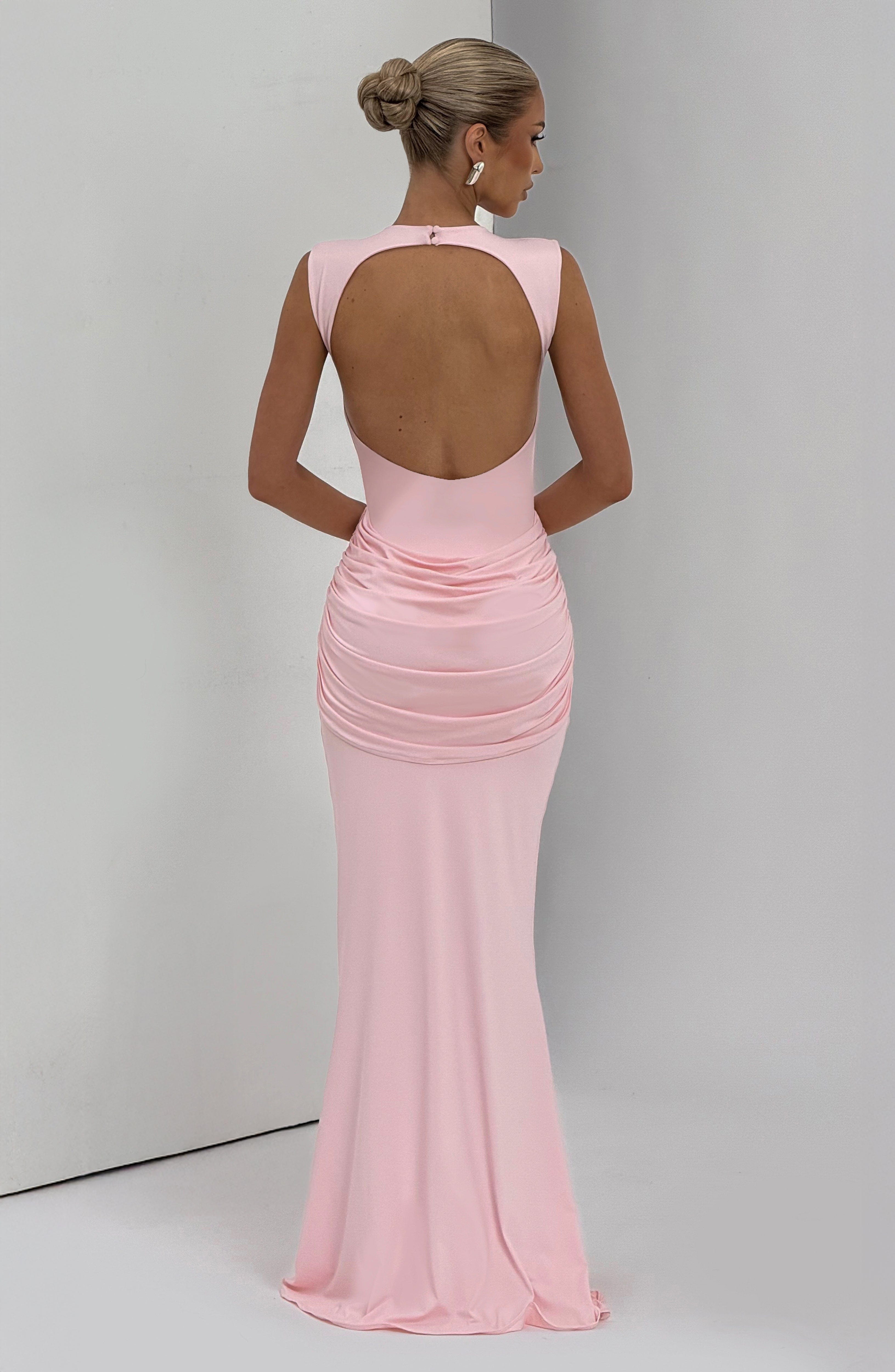 minilena Lorenza Maxi Dress Blush