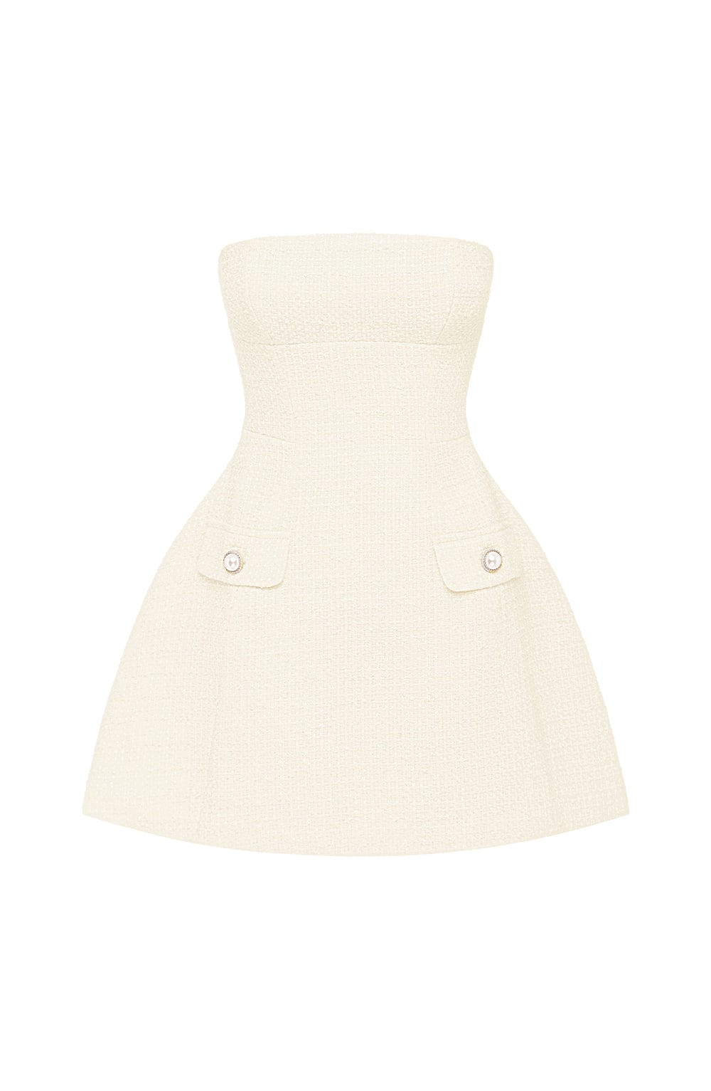 minilena Lottie Mini Dress Ivory
