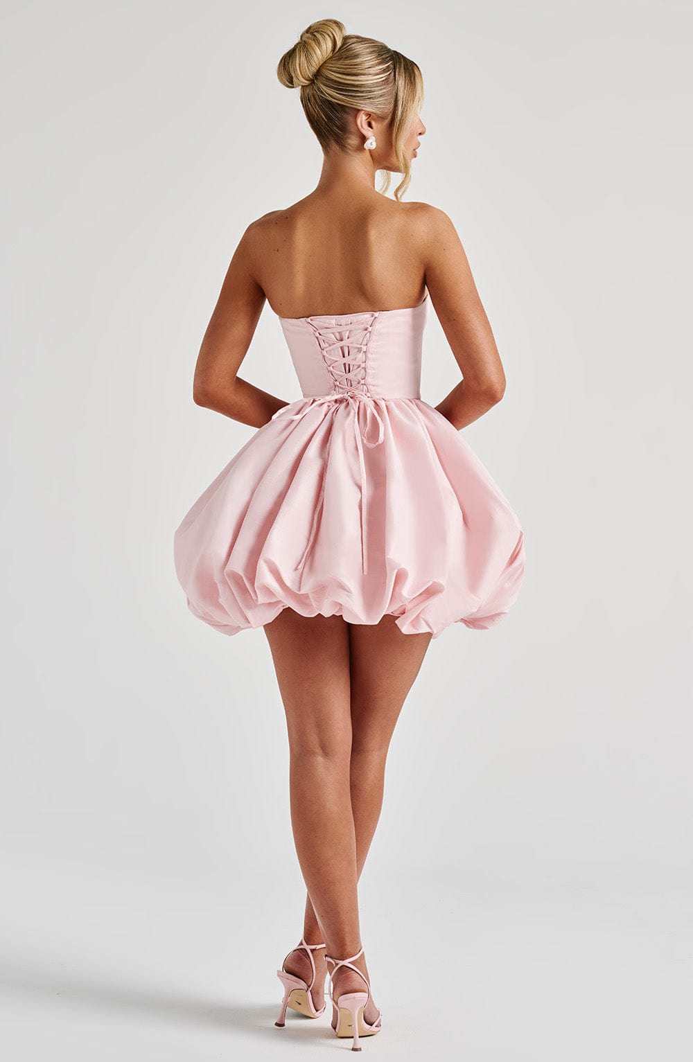 minilena Lotus Mini Dress Blush