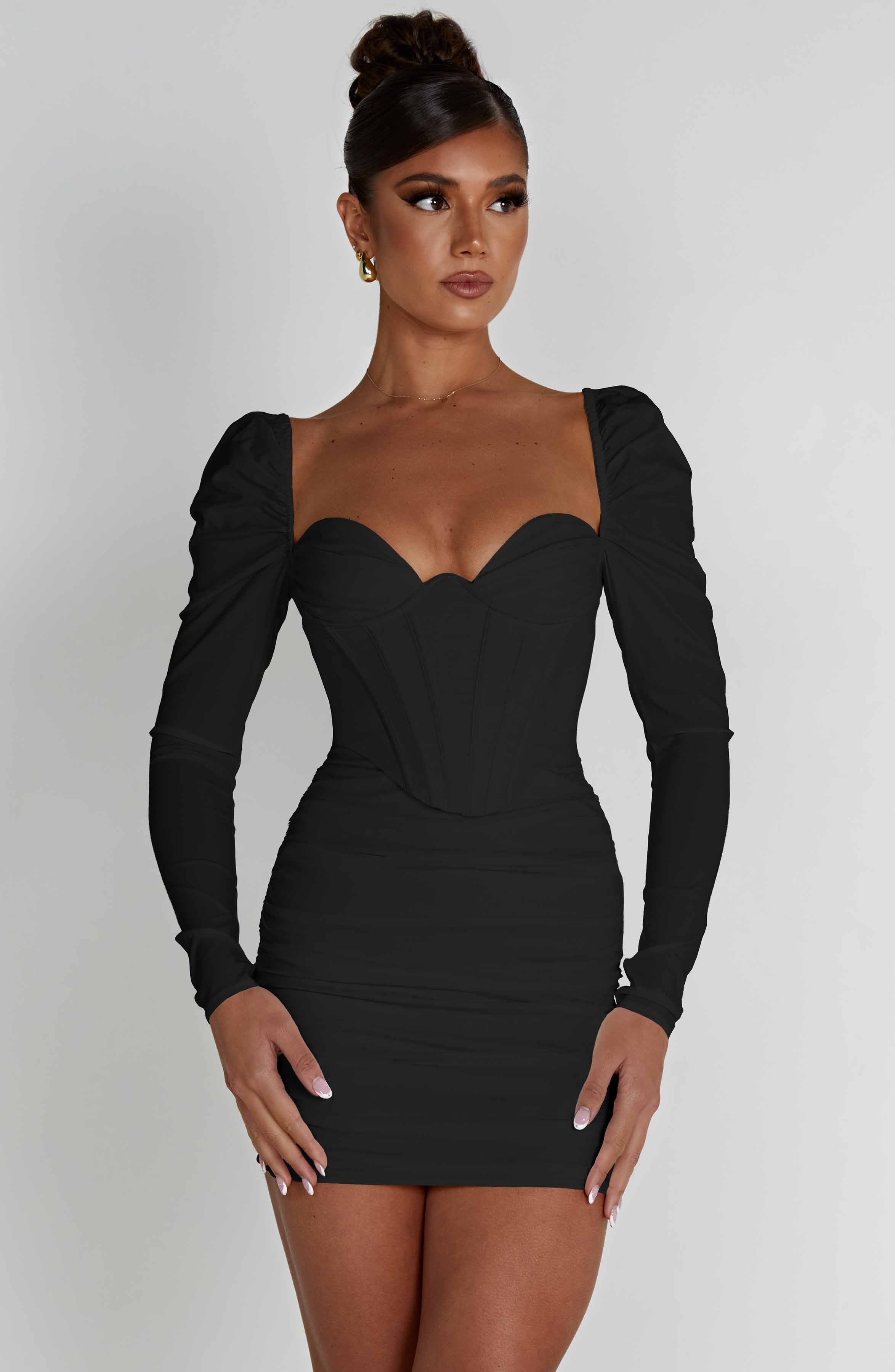 minilena Louise Mini Dress Black