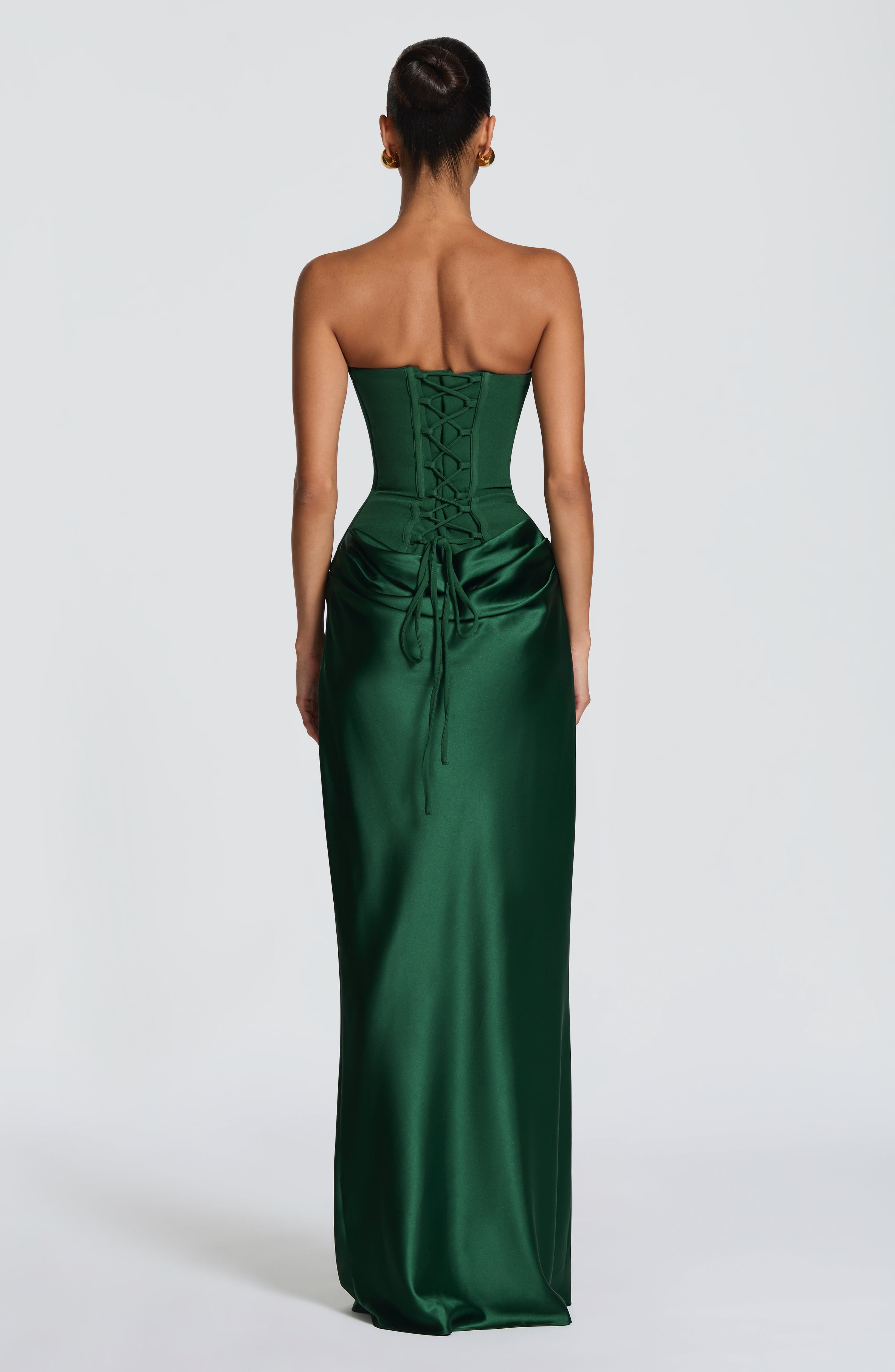 minilena Maggie Maxi Dress Emerald