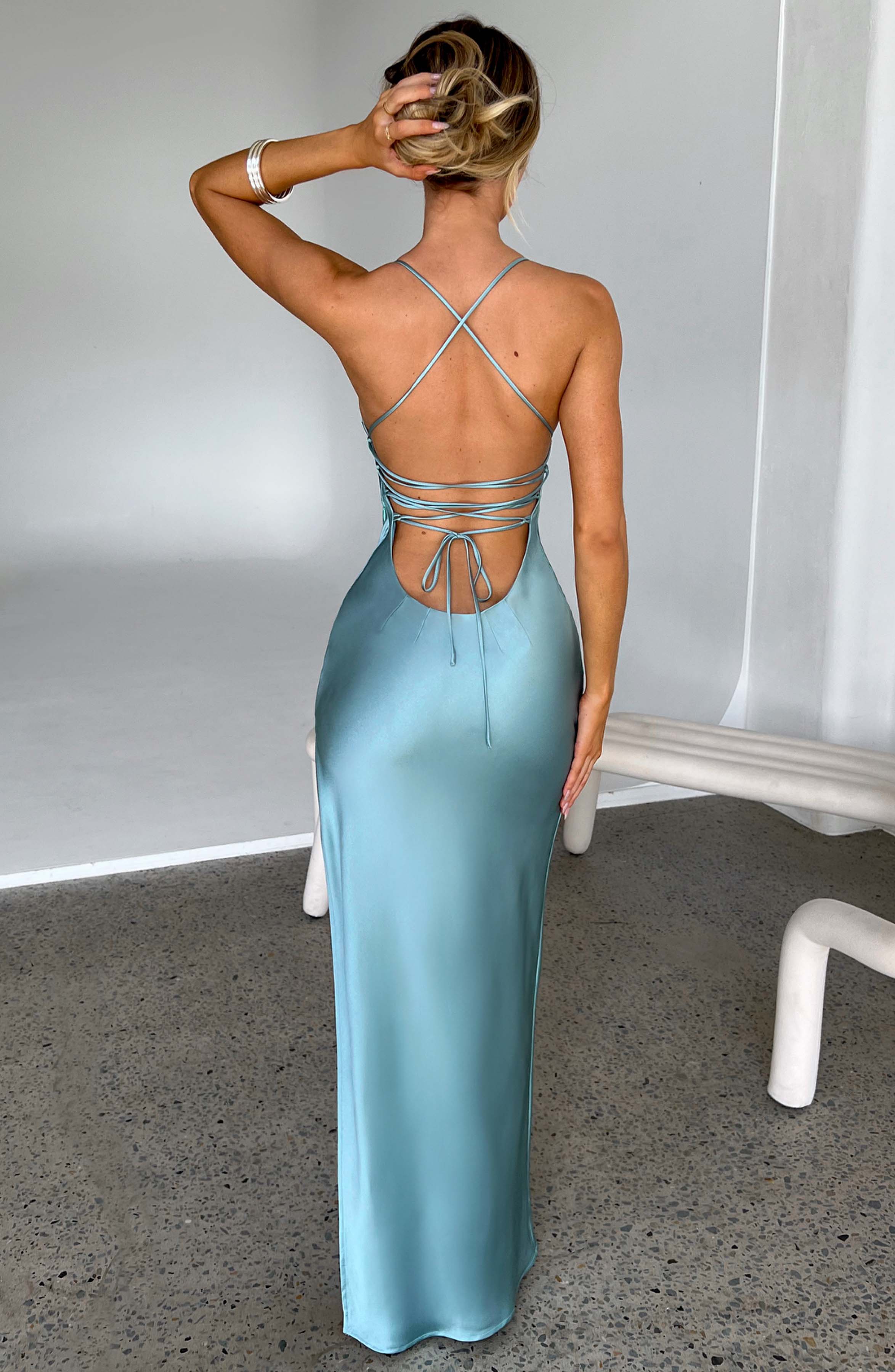 minilena Makalita Maxi Dress Turquoise