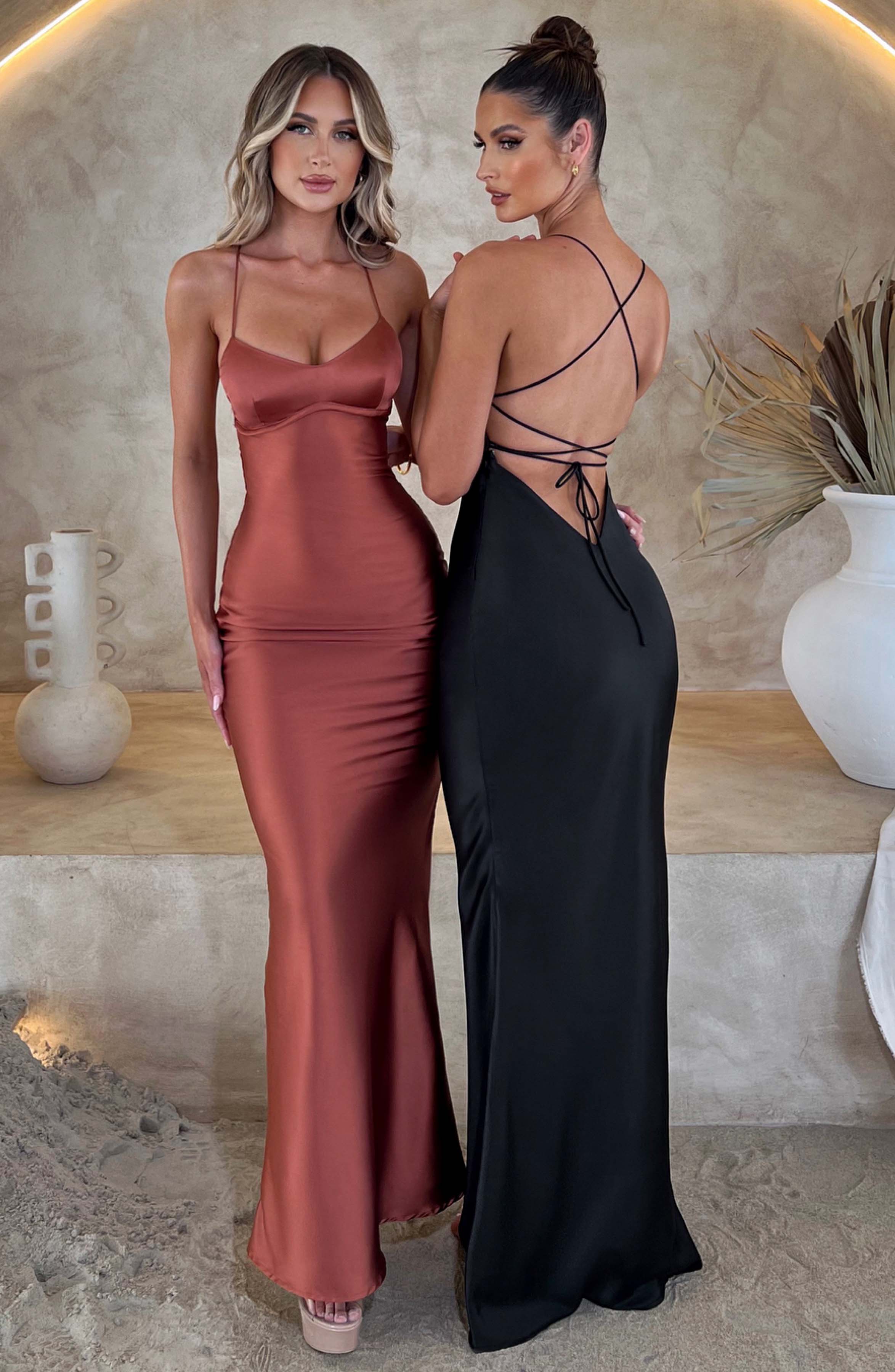 minilena Malika Maxi Dress Black